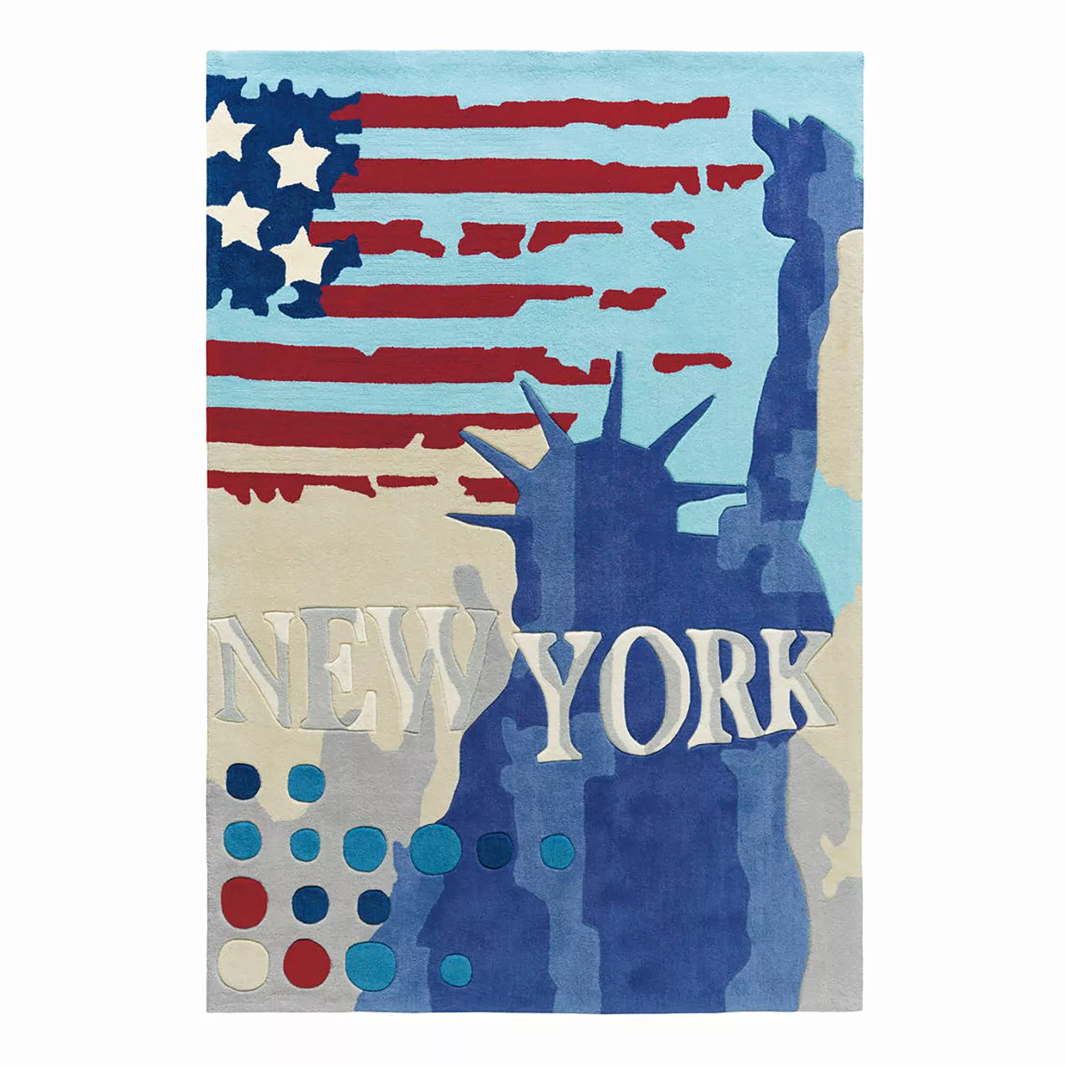 home24 Kurzflorteppich Joy New York günstig online kaufen