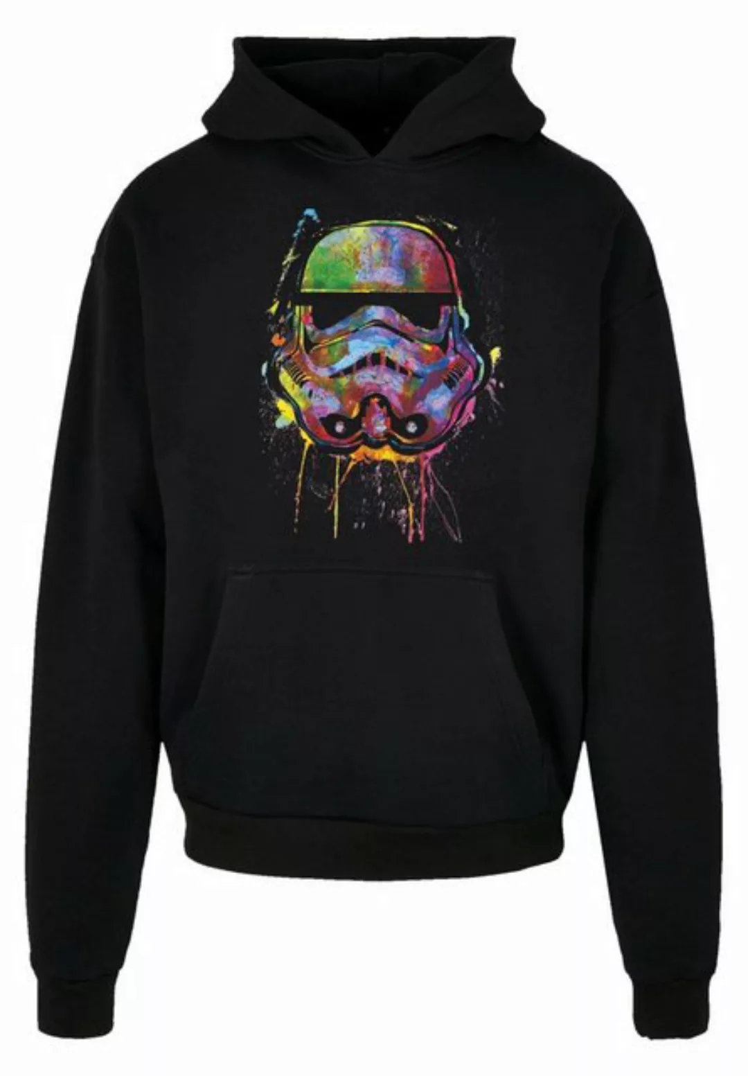 F4NT4STIC Kapuzenpullover PLUS SIZE Stormtrooper Paint Splats Print günstig online kaufen