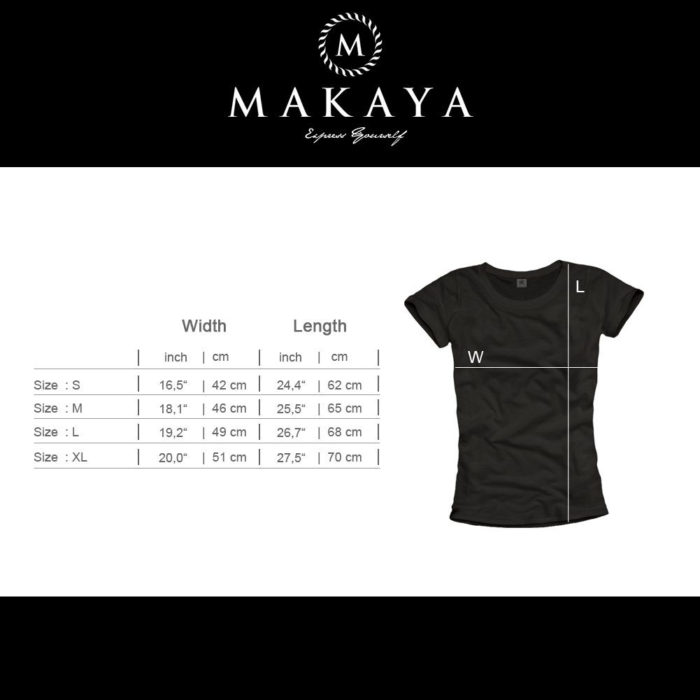MAKAYA T-Shirt Damen Musik Hip Hop günstig online kaufen