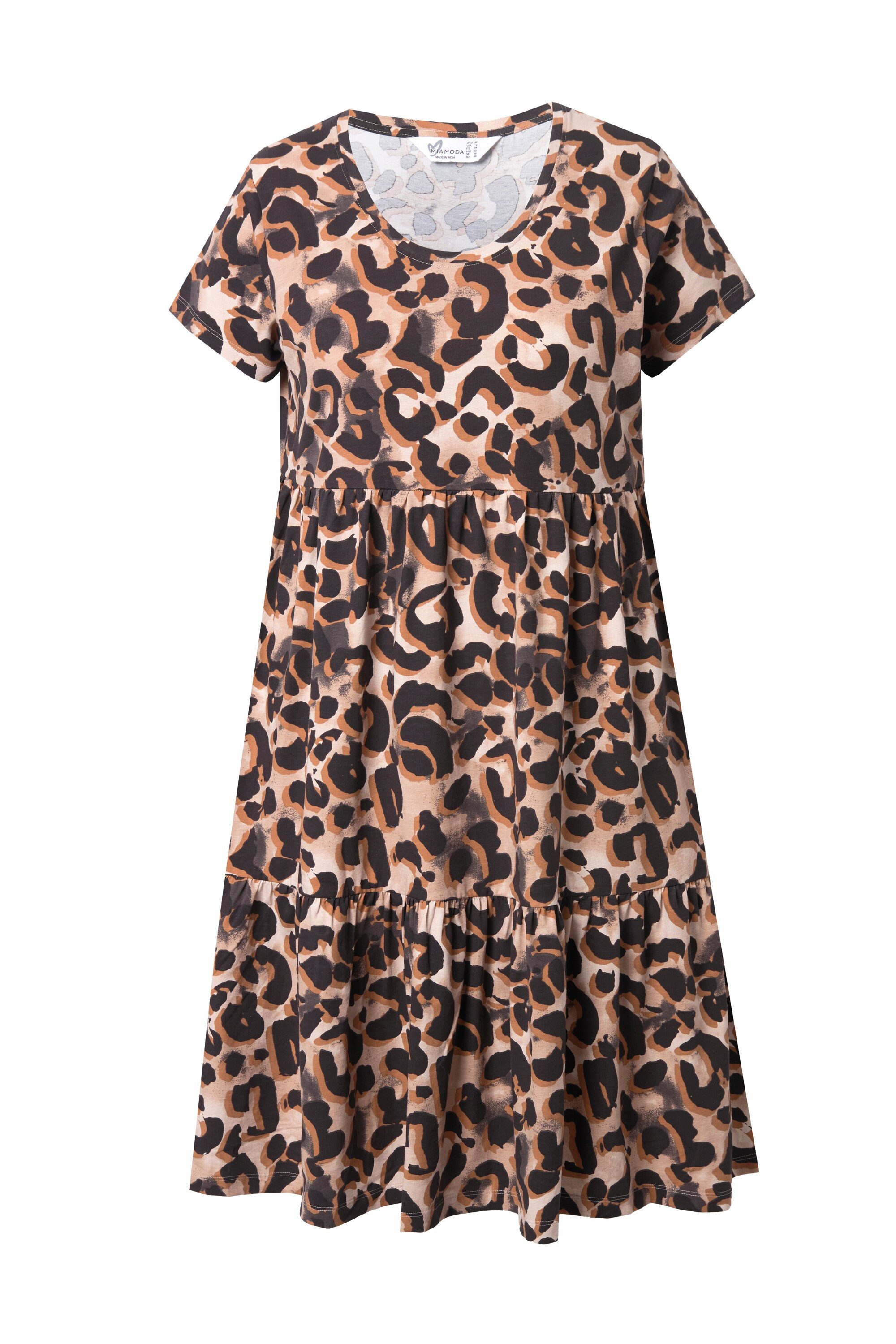 MIAMODA Jerseykleid Jerseykleid bequeme Passform Volants günstig online kaufen