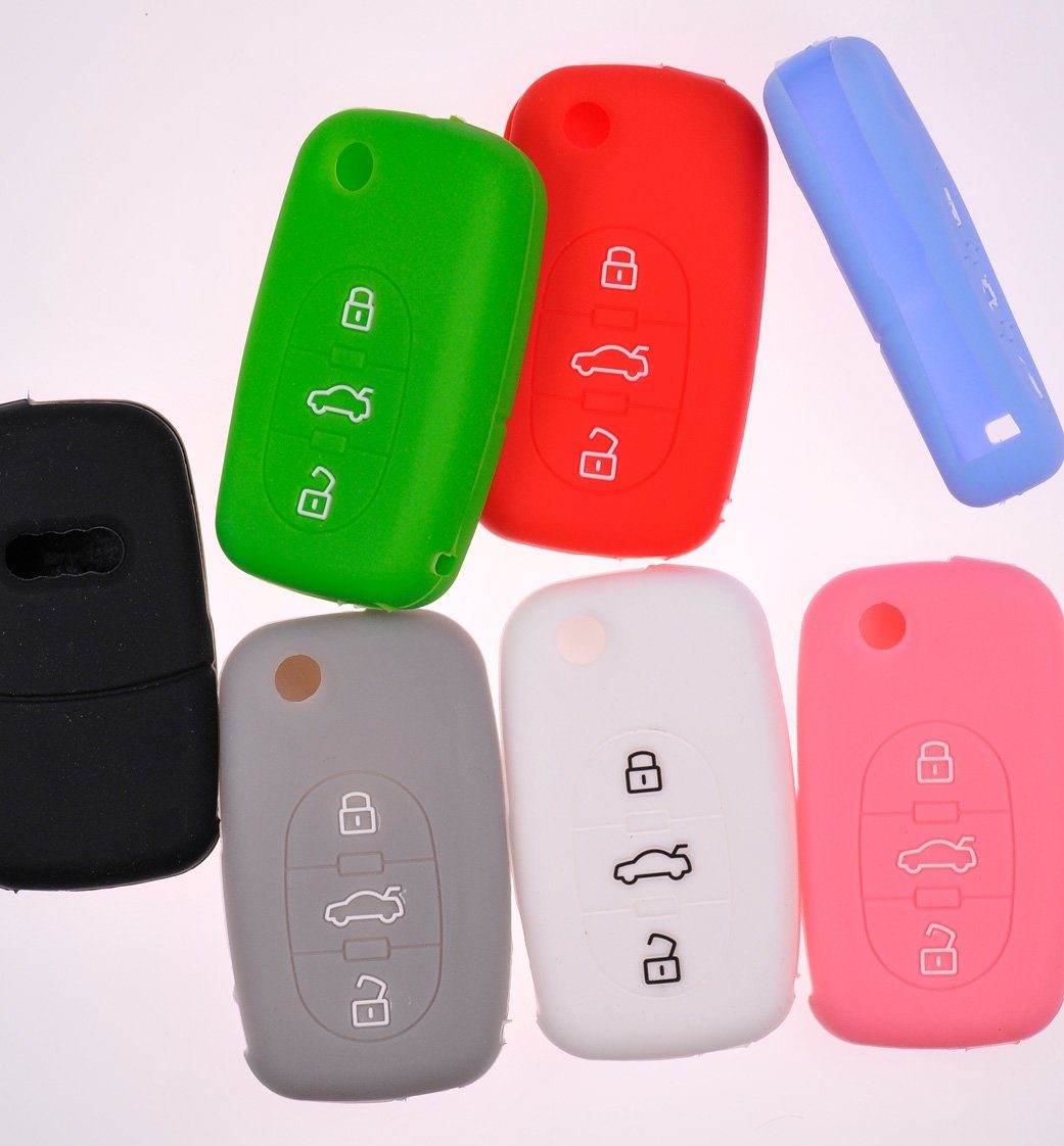 mt-key Schlüsseltasche Autoschlüssel Softcase Silikon Schutzhülle günstig online kaufen
