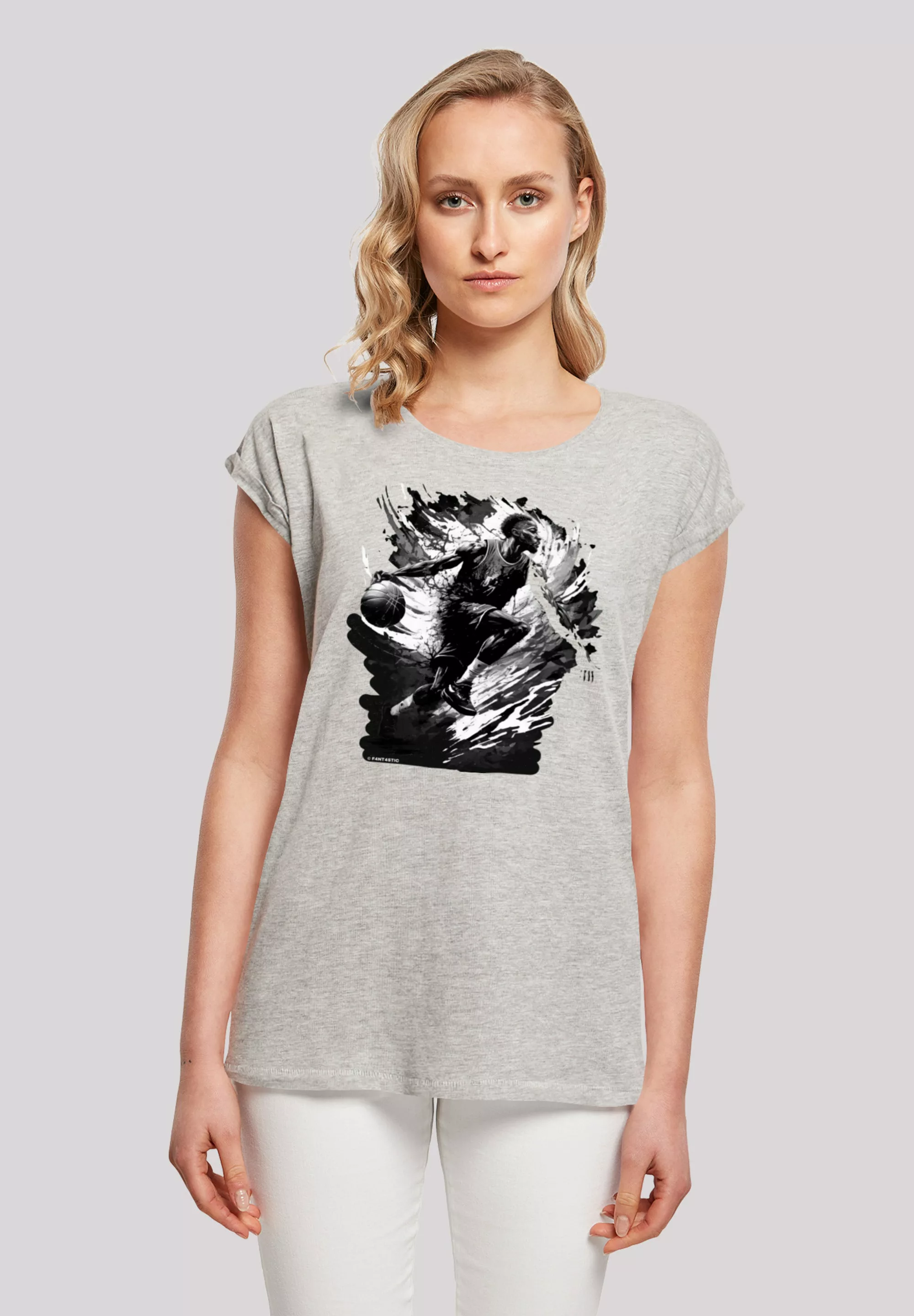 F4NT4STIC T-Shirt "Basketball Splash Sport SHORT SLEEVE", Print günstig online kaufen