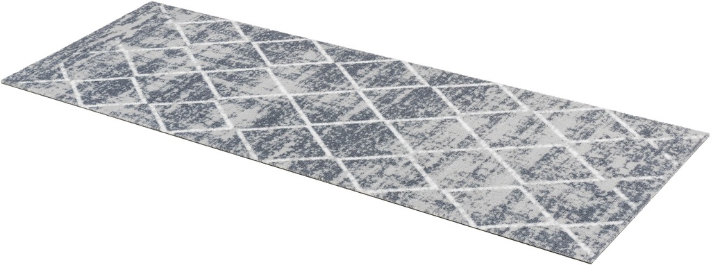 Astra Sauberlaufmatte Miabella mit Rauten ca. 50 cm x 150 cm Grau günstig online kaufen