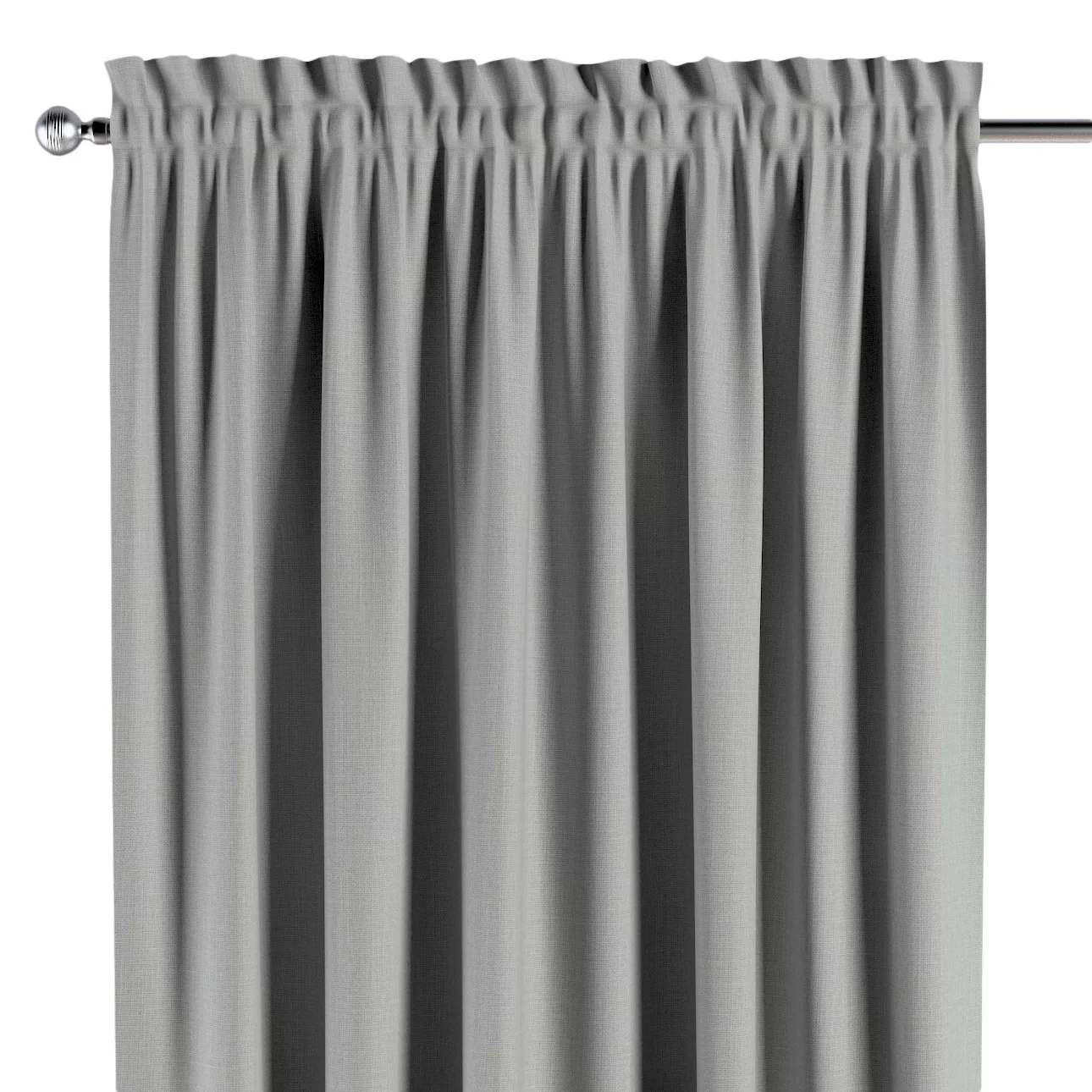Vorhang mit Tunnel und Köpfchen, grau, Blackout 300 cm (269-13) günstig online kaufen