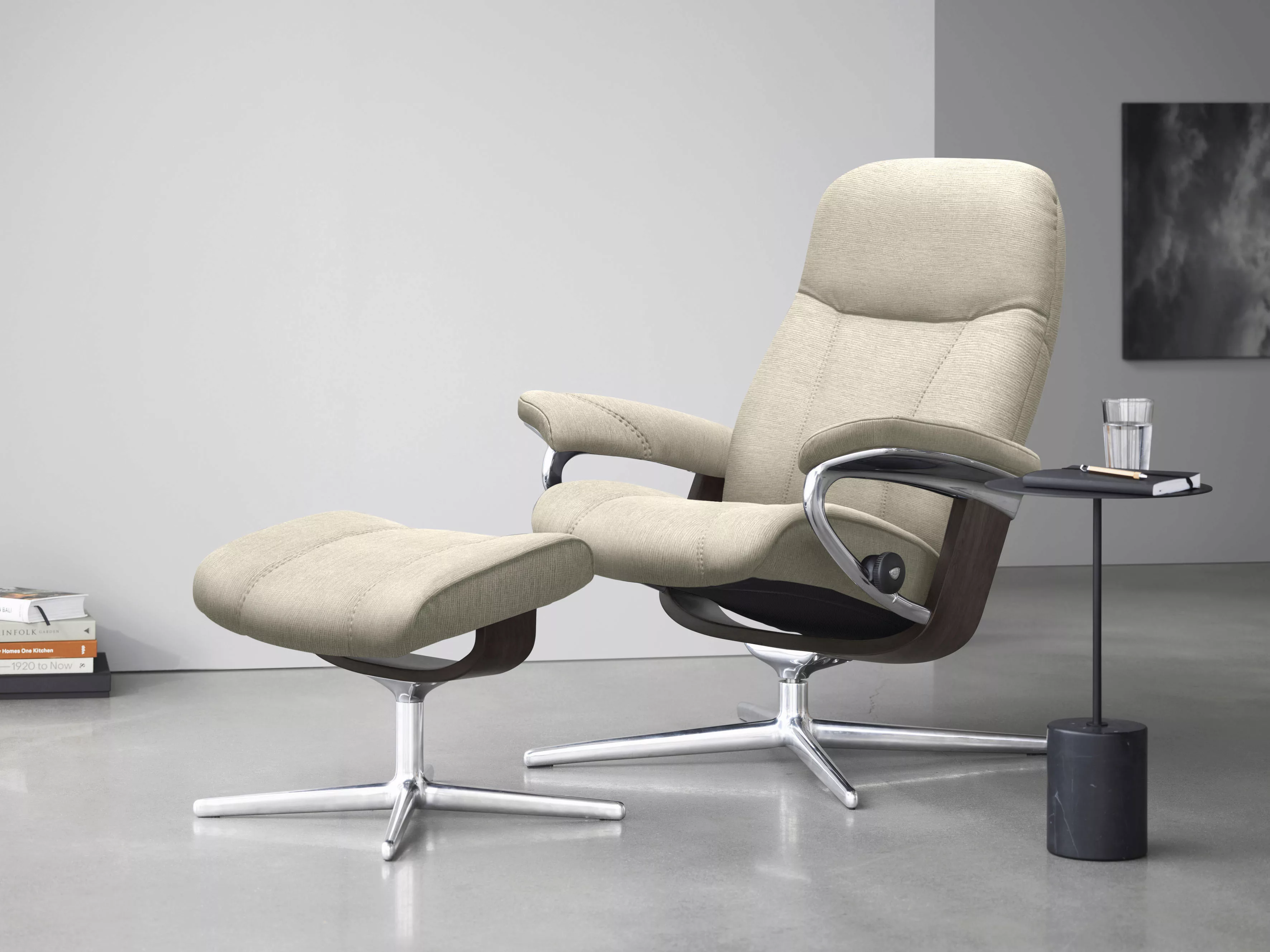 Stressless Relaxsessel "Consul", (Set, Relaxsessel mit Hocker), mit Hocker, günstig online kaufen