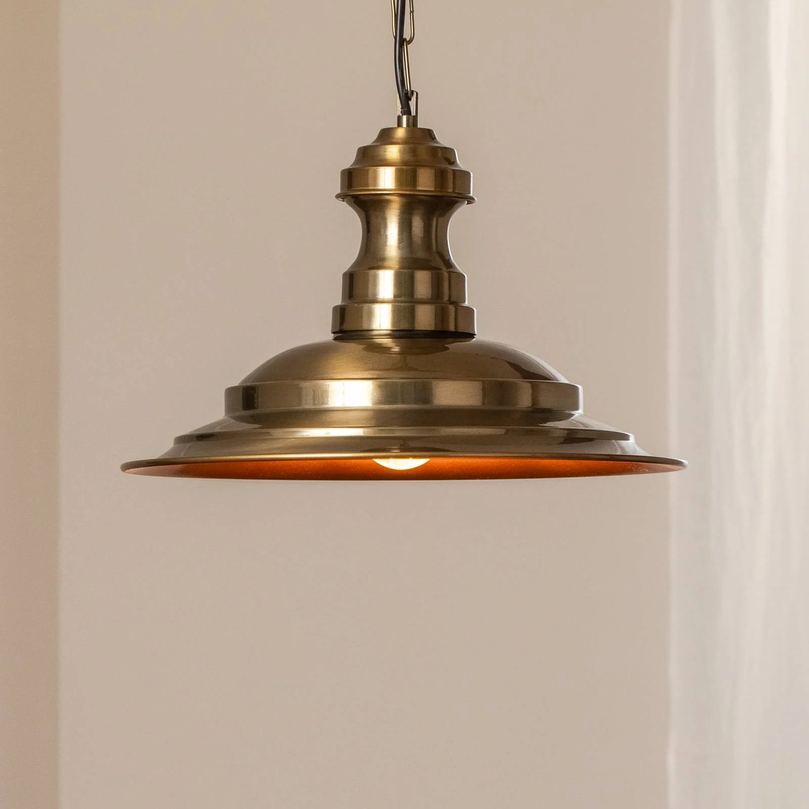 Hängeleuchte Sivani MR-637, gold antik, Metall, Ø 39 cm günstig online kaufen