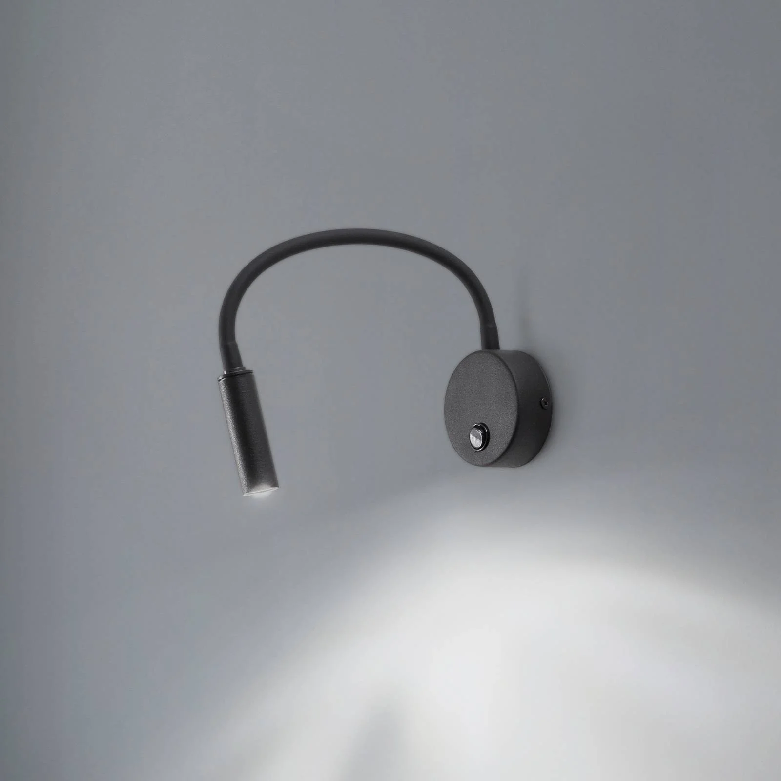 Wandlampe Lagos, 45 cm, schwarz, Leselampe, verstellbar, G9 günstig online kaufen