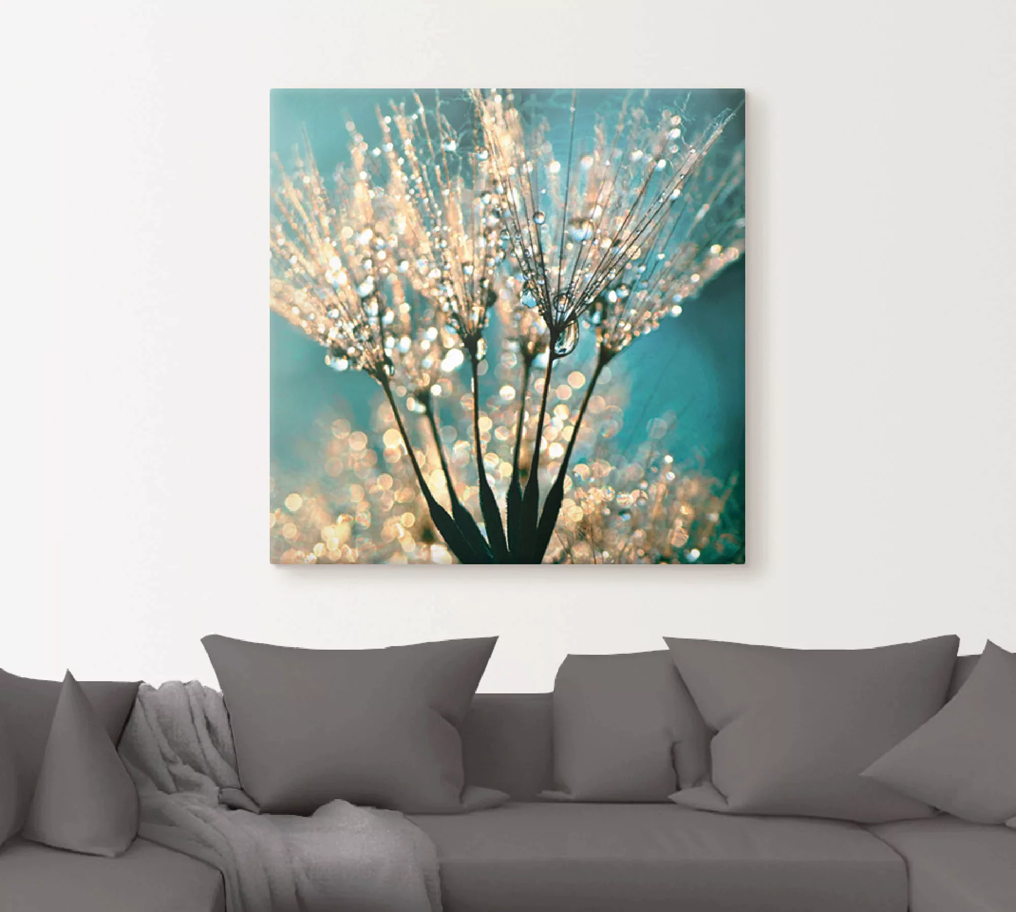 Artland Wandbild "Pusteblume Schirmchen abstrakt", Blumen, (1 St.), als Alu günstig online kaufen