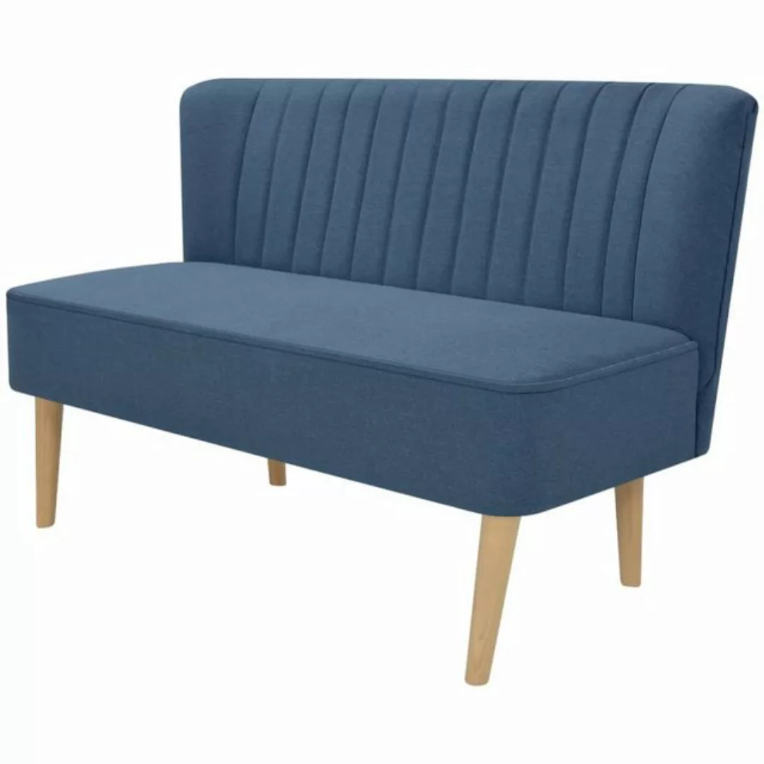 vidaXL Sofa Sofa Stoff 117 x 55,5 x 77 cm Blau günstig online kaufen