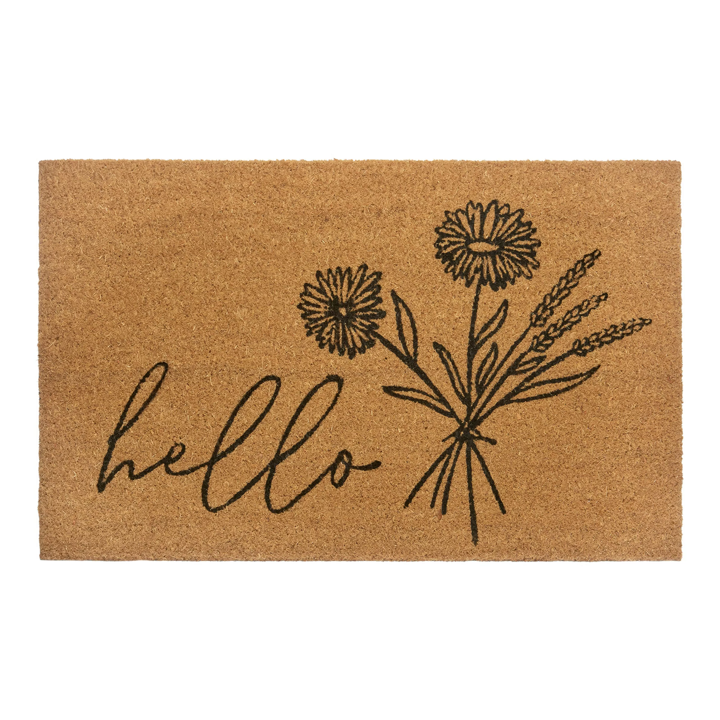 HANSE Home Fußmatte »Hello & Flowers«, rechteckig günstig online kaufen