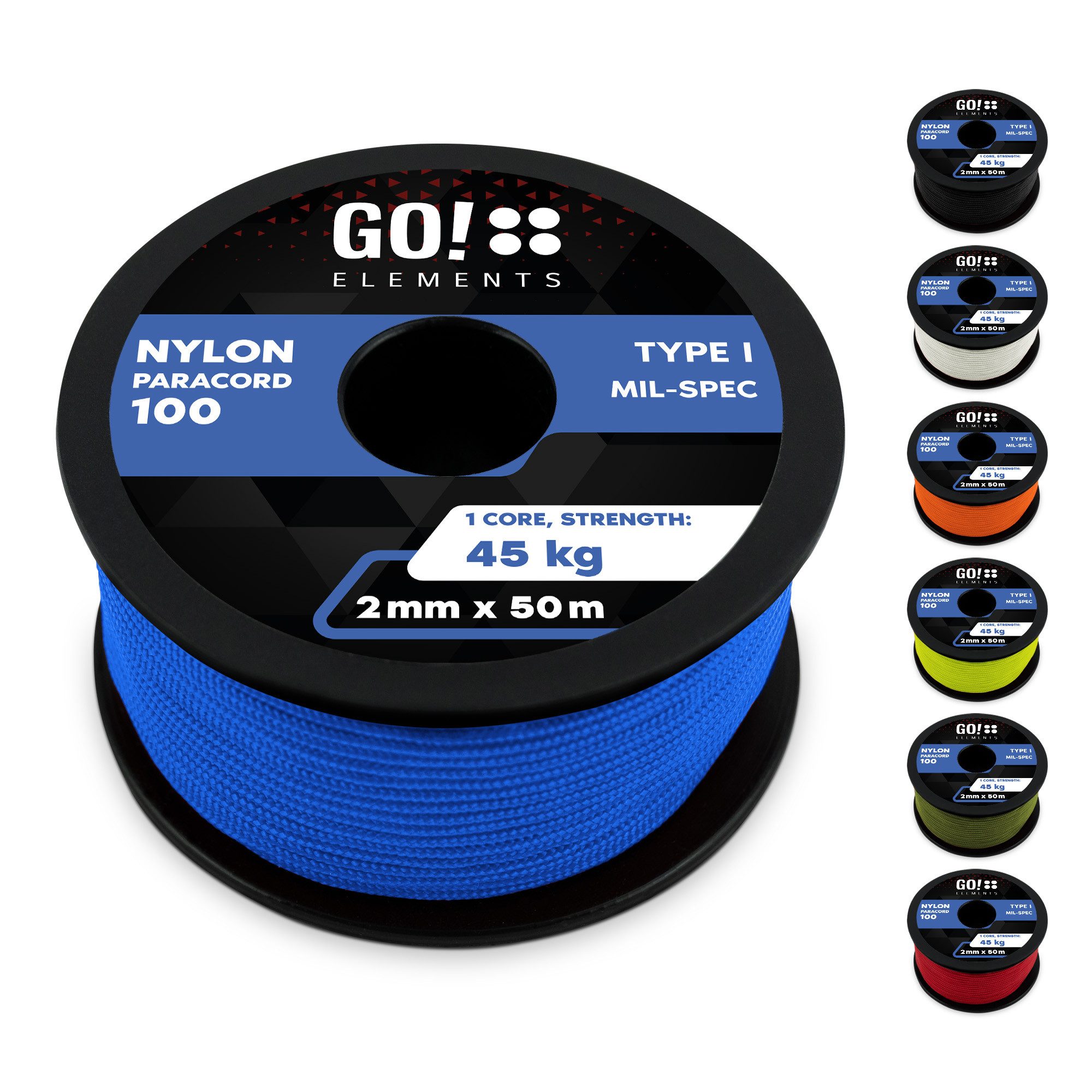GO!elements Paracord 100 - 2mm Seil, günstig online kaufen