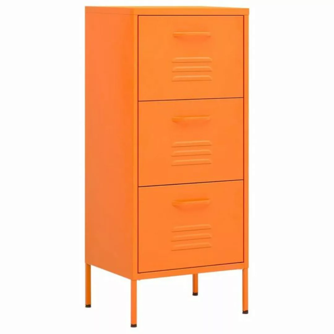 vidaXL Aktenschrank Lagerschrank Orange 42,5x35x101,5 cm Stahl günstig online kaufen