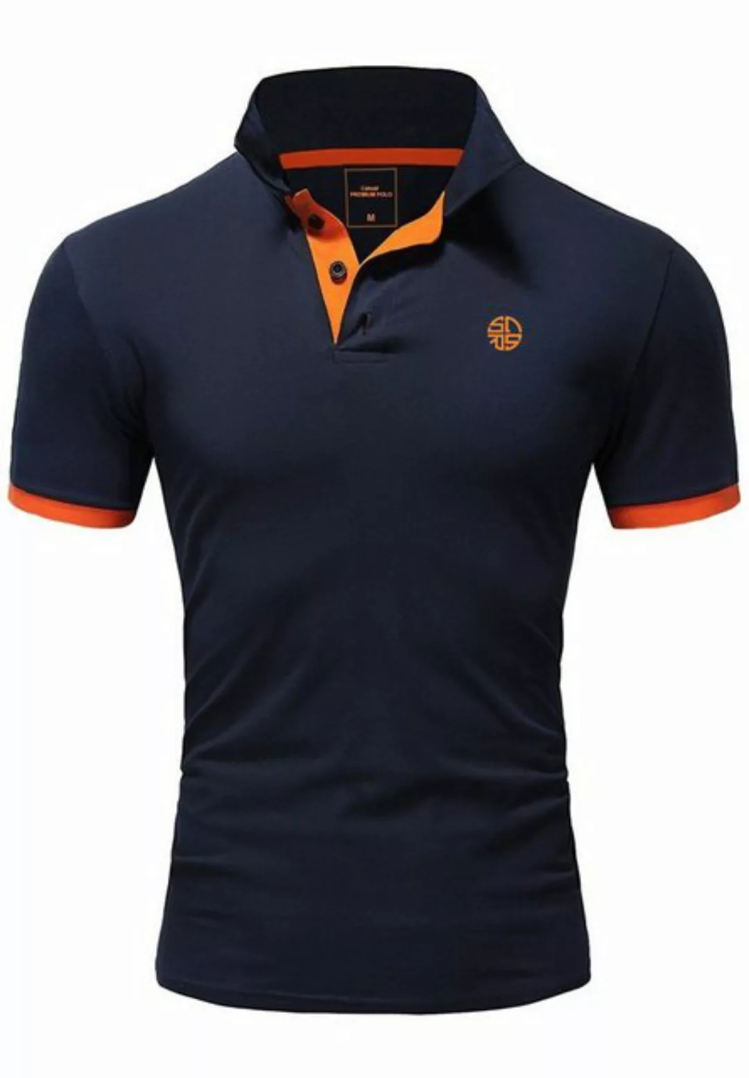 SOULSTAR Poloshirt MPROUND Herren Kurzarm T-Shirt Polo Hemd günstig online kaufen