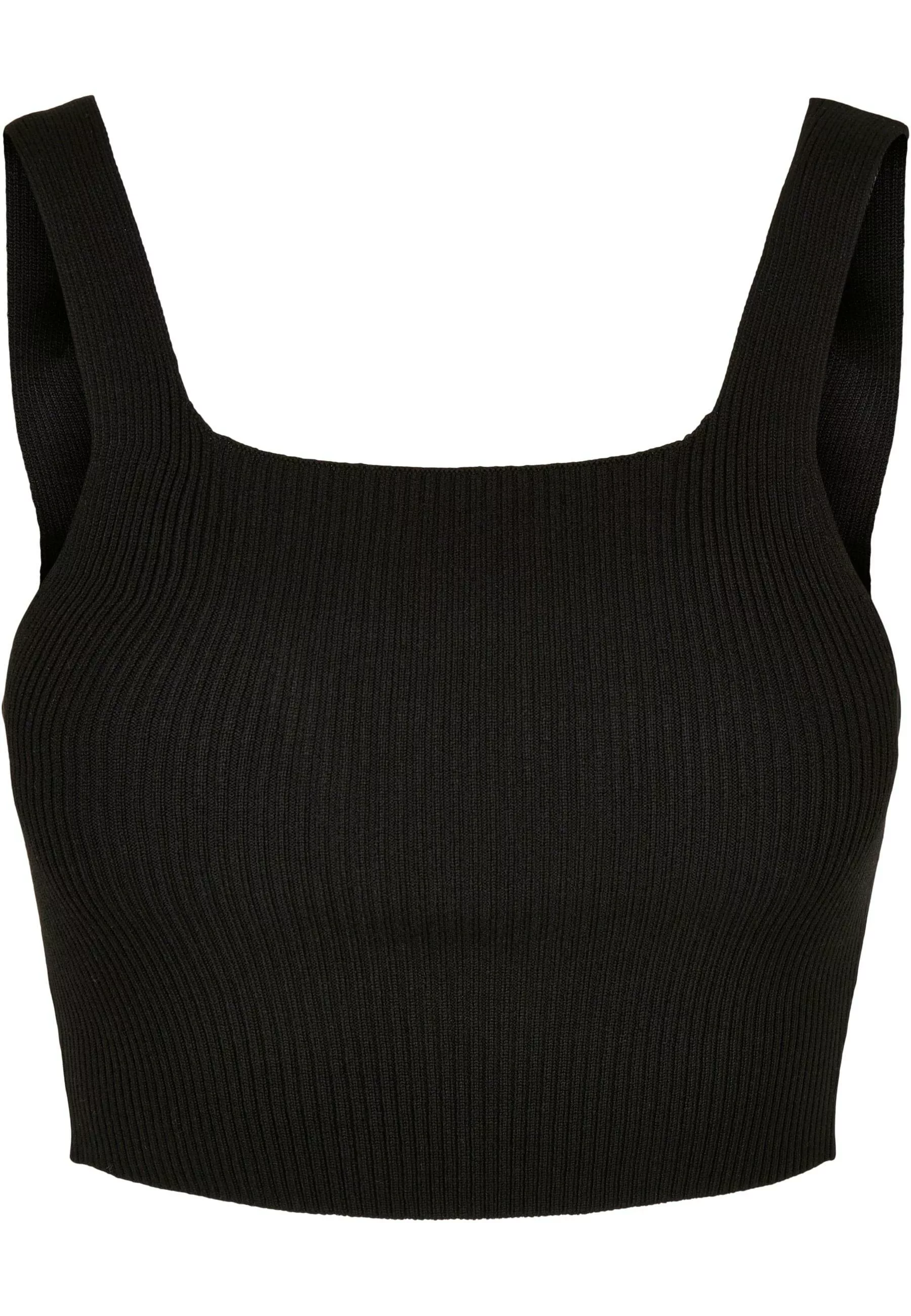 URBAN CLASSICS Muskelshirt "Urban Classics Damen Ladies Cropped Knit Top", günstig online kaufen