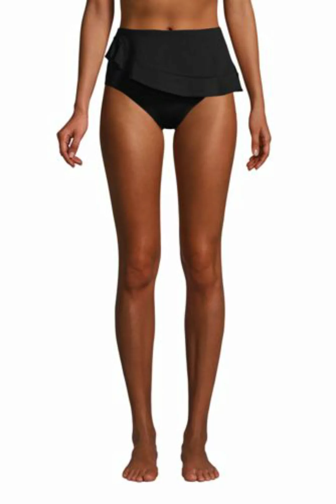 High Waist Bikinihose CHLORRESISTENT mit Volant, Damen, Größe: XS Normal, S günstig online kaufen