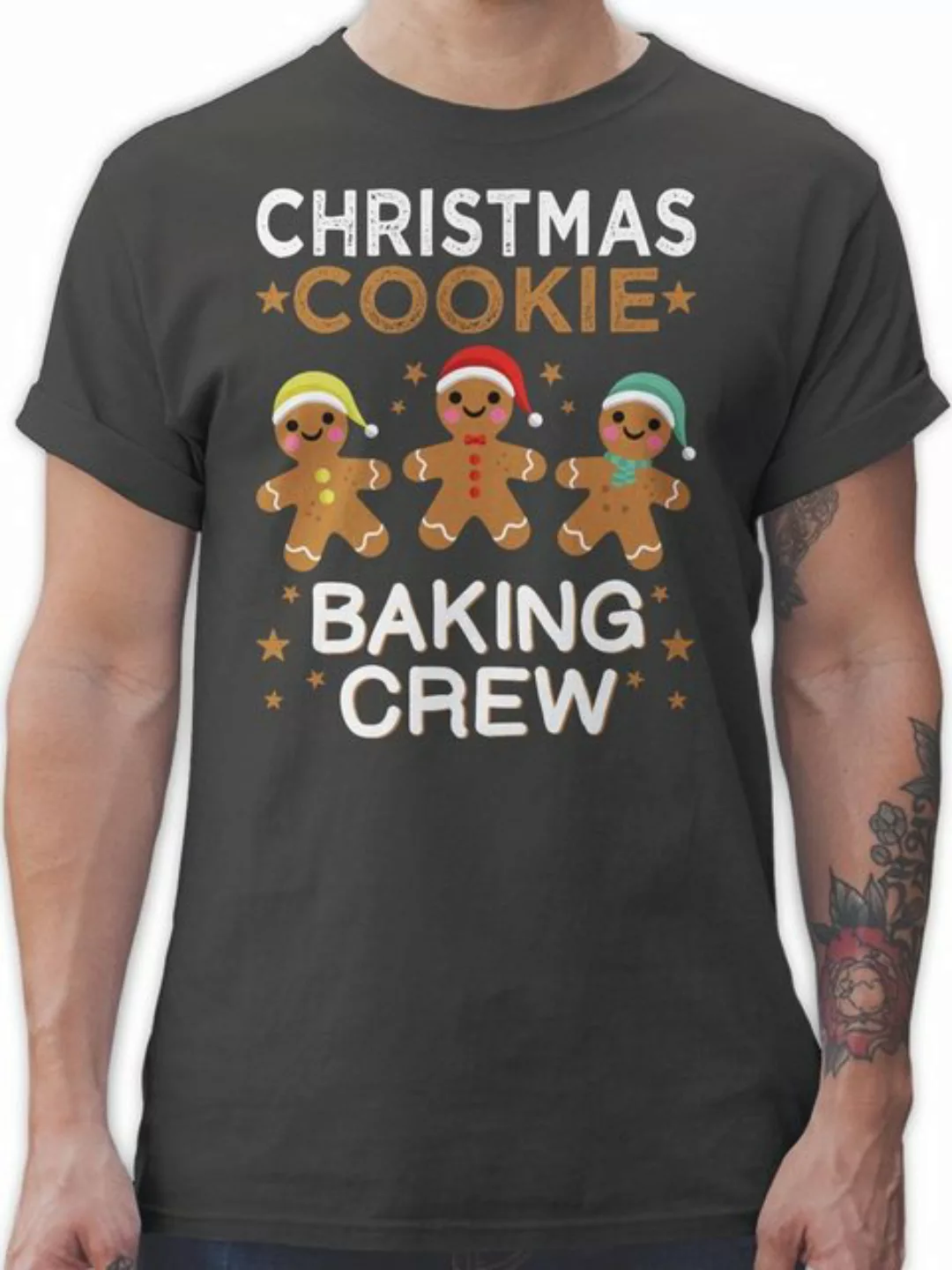 Shirtracer T-Shirt Christmas Cookie Baking Crew I Lebkuchenmännchen I Lebku günstig online kaufen