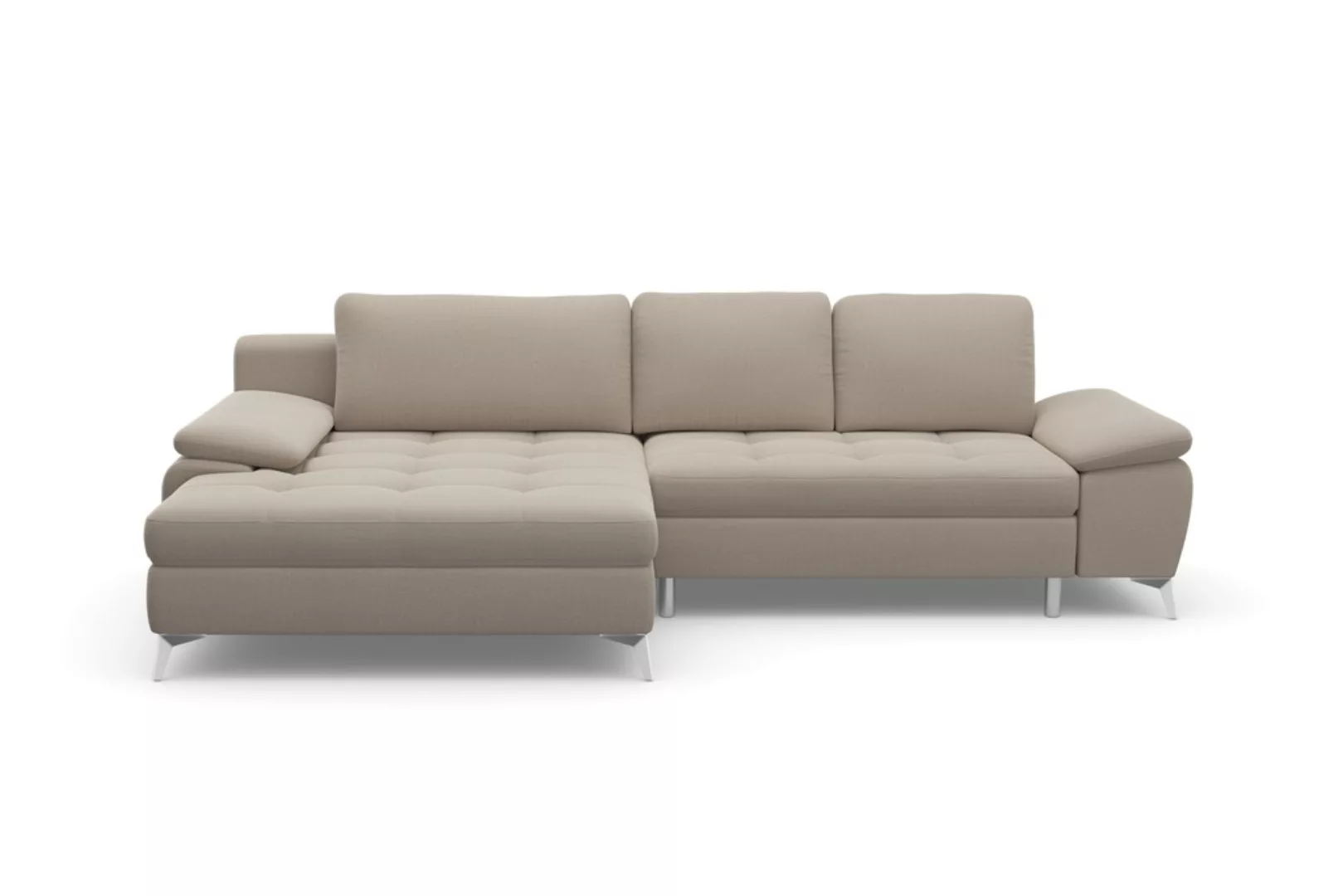 sit&more Ecksofa »Latigo L-Form«, mit Mega-Recamiere, wahlweise mit Bettfun günstig online kaufen