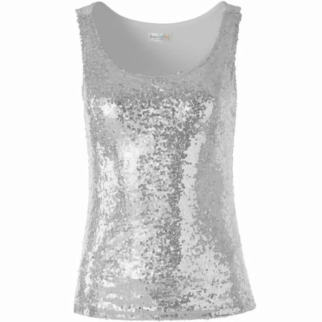 dressforfun T-Shirt Pailletten-Träger-Top günstig online kaufen