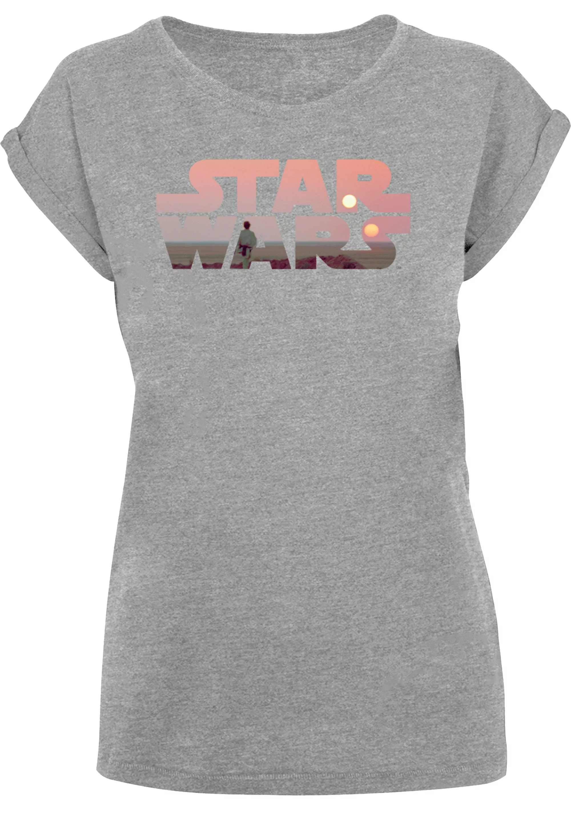 F4NT4STIC T-Shirt "Star Wars Tatooine Logo", Print günstig online kaufen