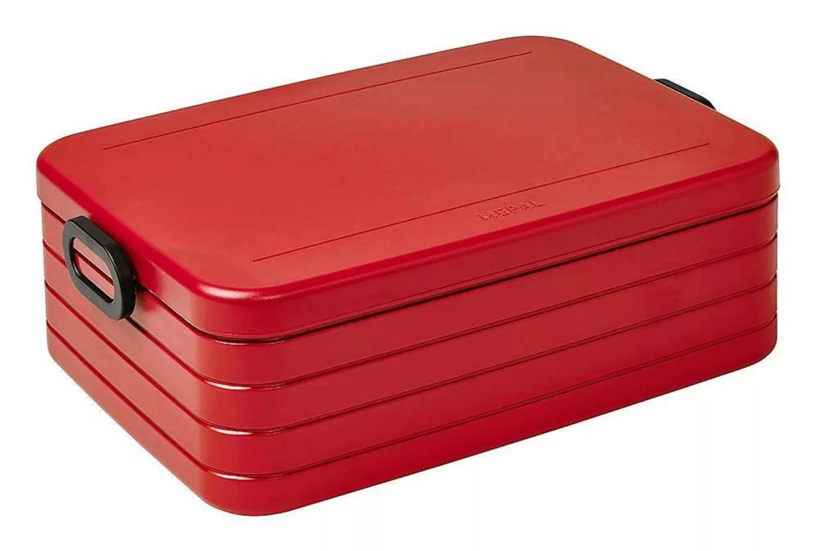 Mepal Bento-Lunchbox "To Go"  Take a break - rot - Kunststoff - 12 cm - 6,5 günstig online kaufen