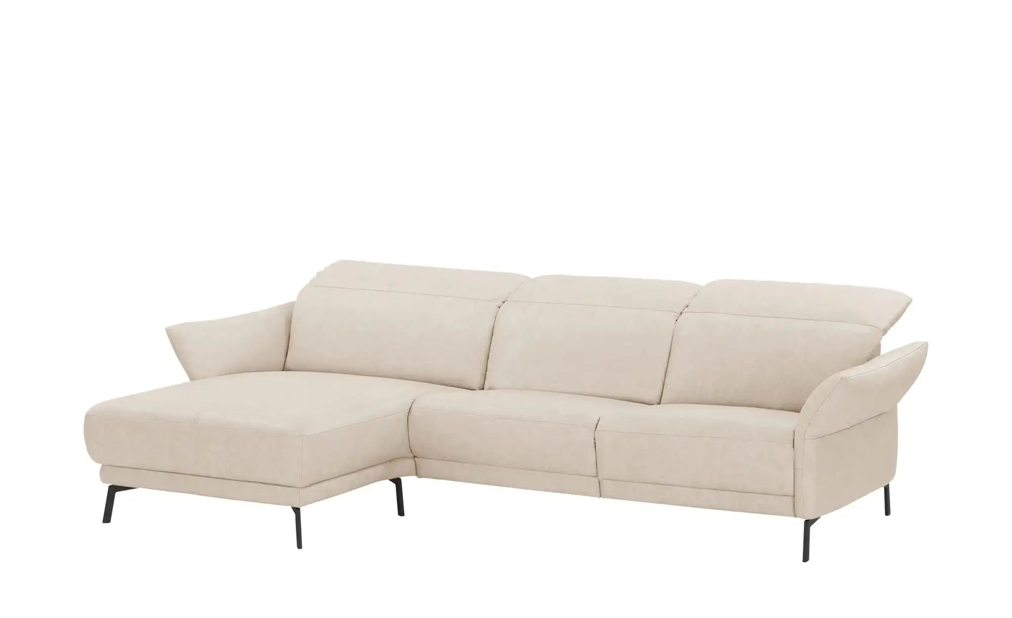 Wohnwert Ecksofa Leder Bellana ¦ beige ¦ Maße (cm): B: 285 H: 101 T: 161 Po günstig online kaufen