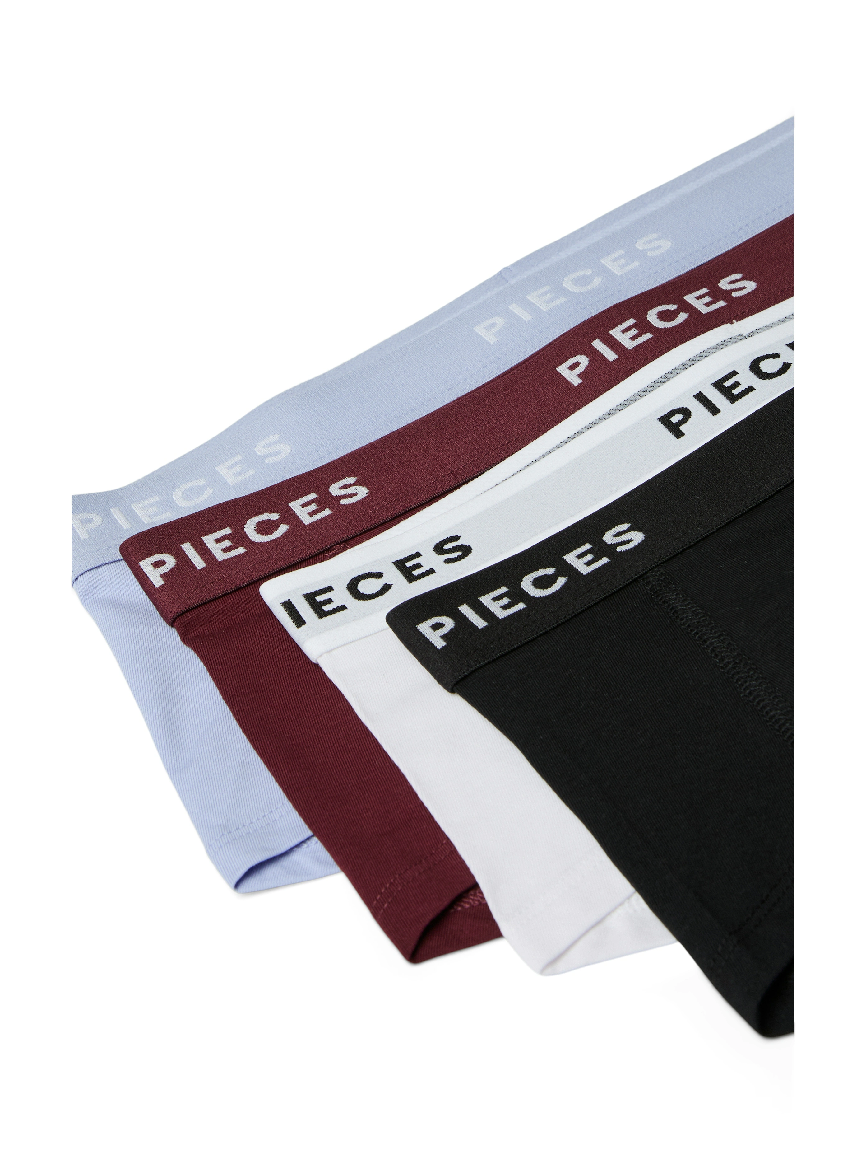 pieces Hipster "PCLOGO LADY 4 PACK SOLID NOOS BC", (Packung, 4 St., 4er-Pac günstig online kaufen