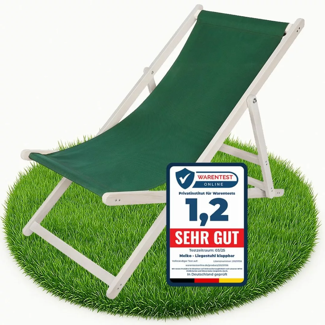 Melko Gartenstuhl Strandliege klappbar Liegestuhl Gartenliege günstig online kaufen