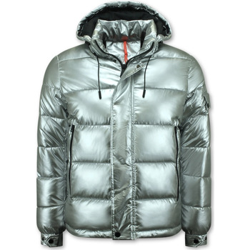 Enos  Blazer Silberfarbene Pufferjacken Mit günstig online kaufen