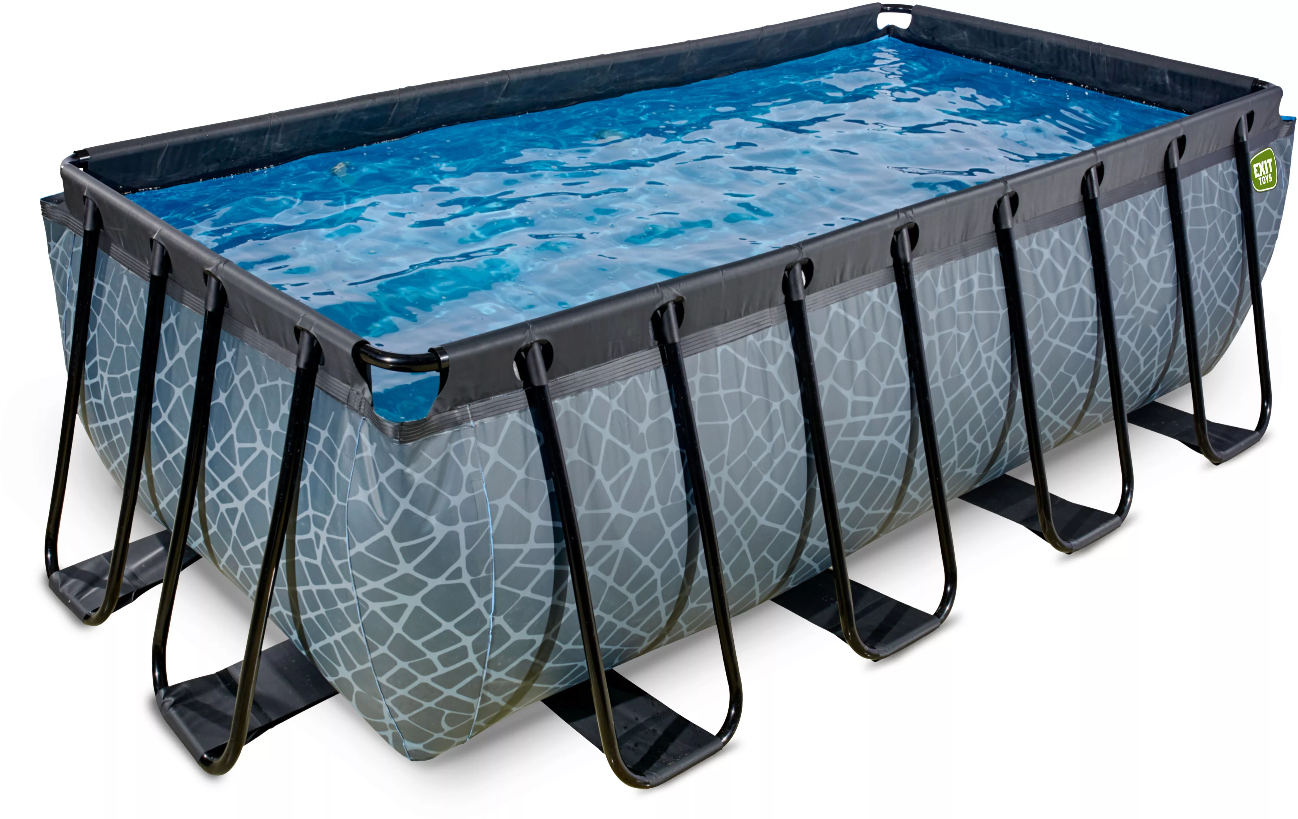 EXIT Framepool, (Set, 3 tlg.), BxLxH: 200x400x122 cm, mit Sandfilteranlage günstig online kaufen