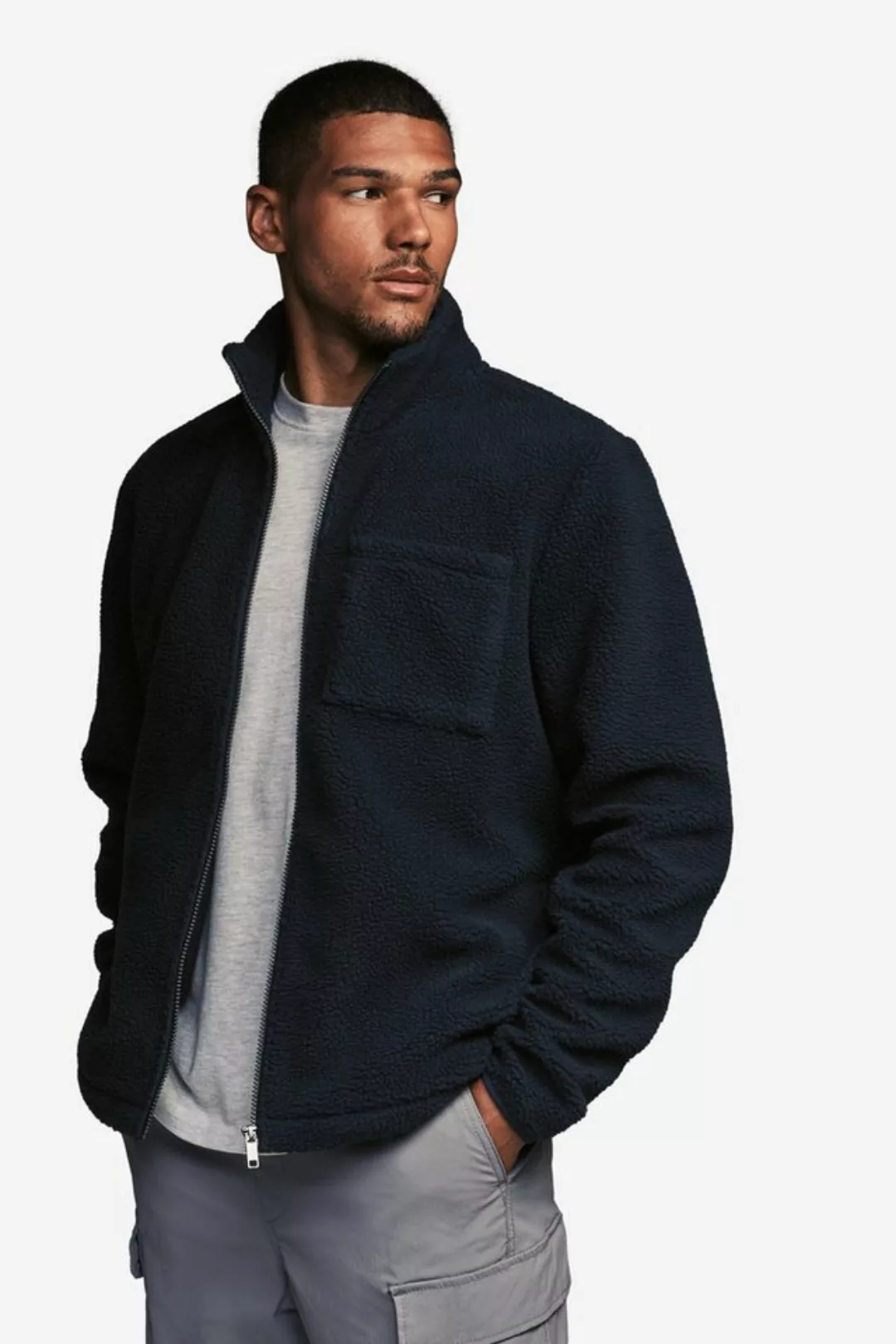 Next Kapuzenfleecejacke Fleece-Reißverschlussjacke (1-St) günstig online kaufen