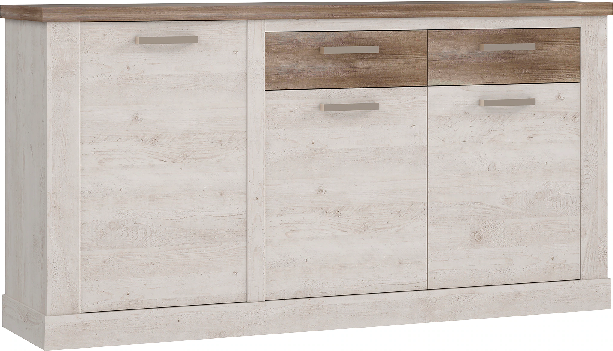 FORTE Sideboard "Duro", mit Türen und Schubladen, im Landhausstil, Breite 1 günstig online kaufen