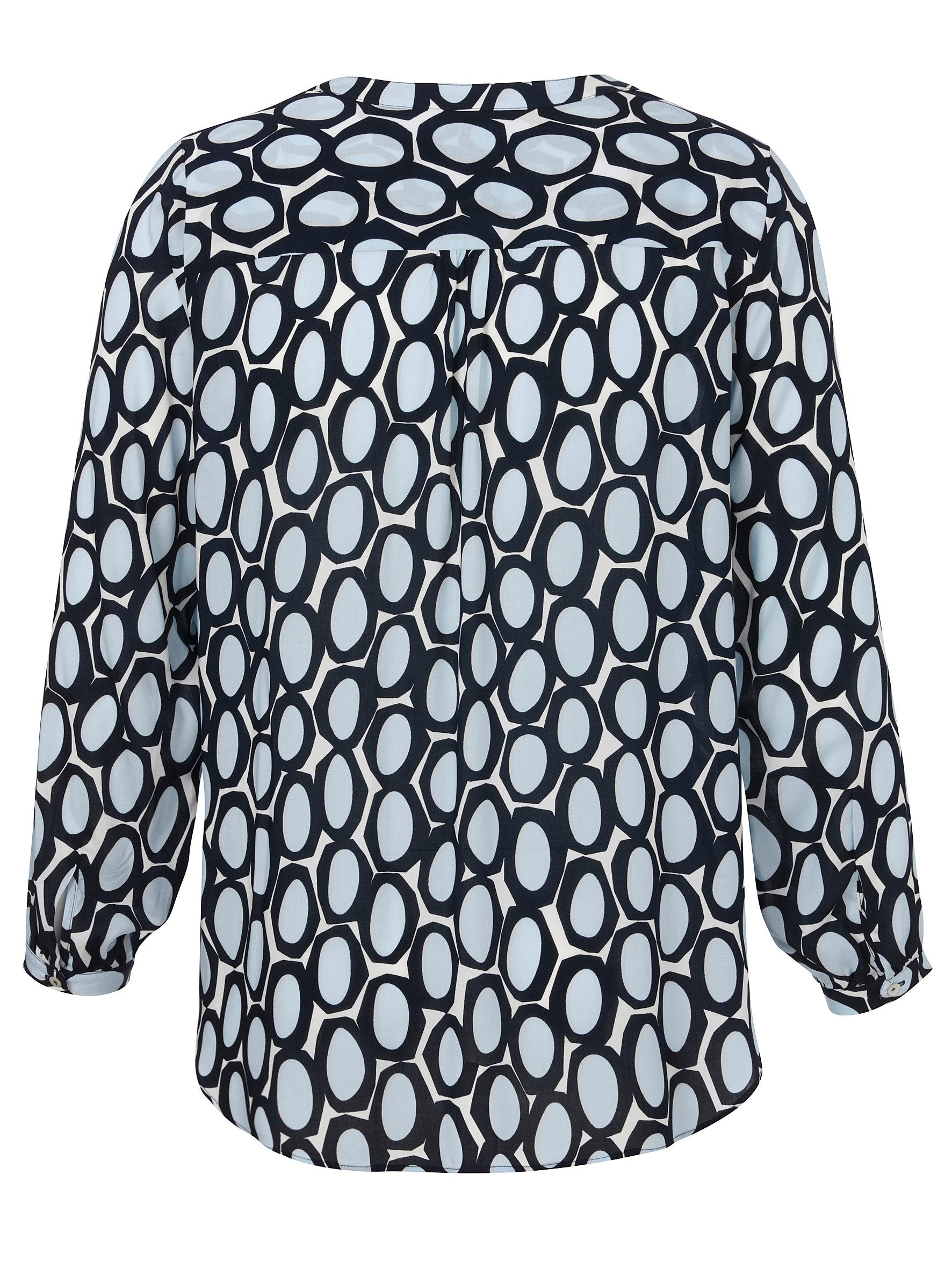 VIA APPIA Langarmbluse Bluse V-Ausschnitt 1/1 günstig online kaufen