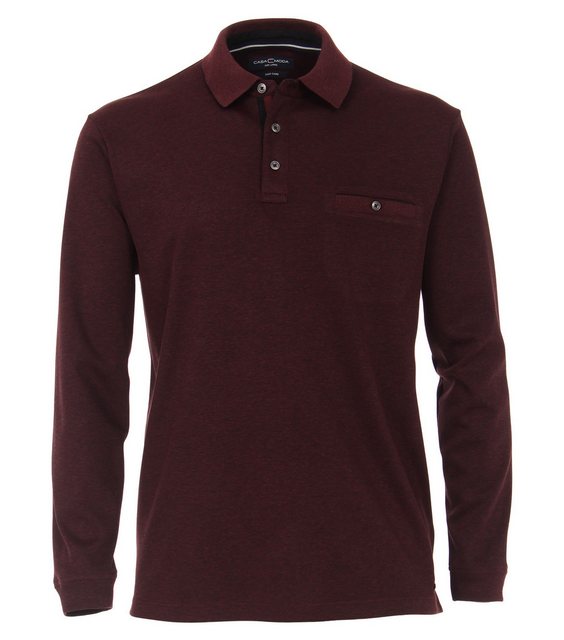 CASAMODA Langarm-Poloshirt CASAMODA Polo-Shirt Langarm gestreift günstig online kaufen