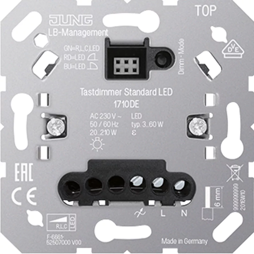 Jung LED-Tastdimmer Standard 1710 DE - 1710DE günstig online kaufen