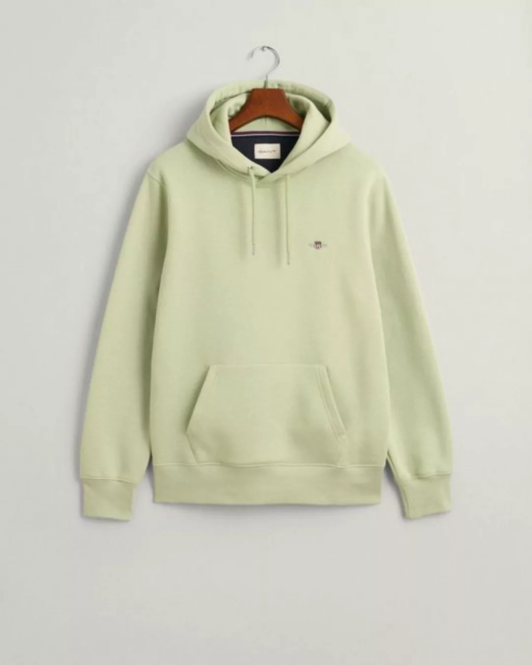 Gant Sweatshirt REG SHIELD HOODIE, MILKY MATCHA günstig online kaufen