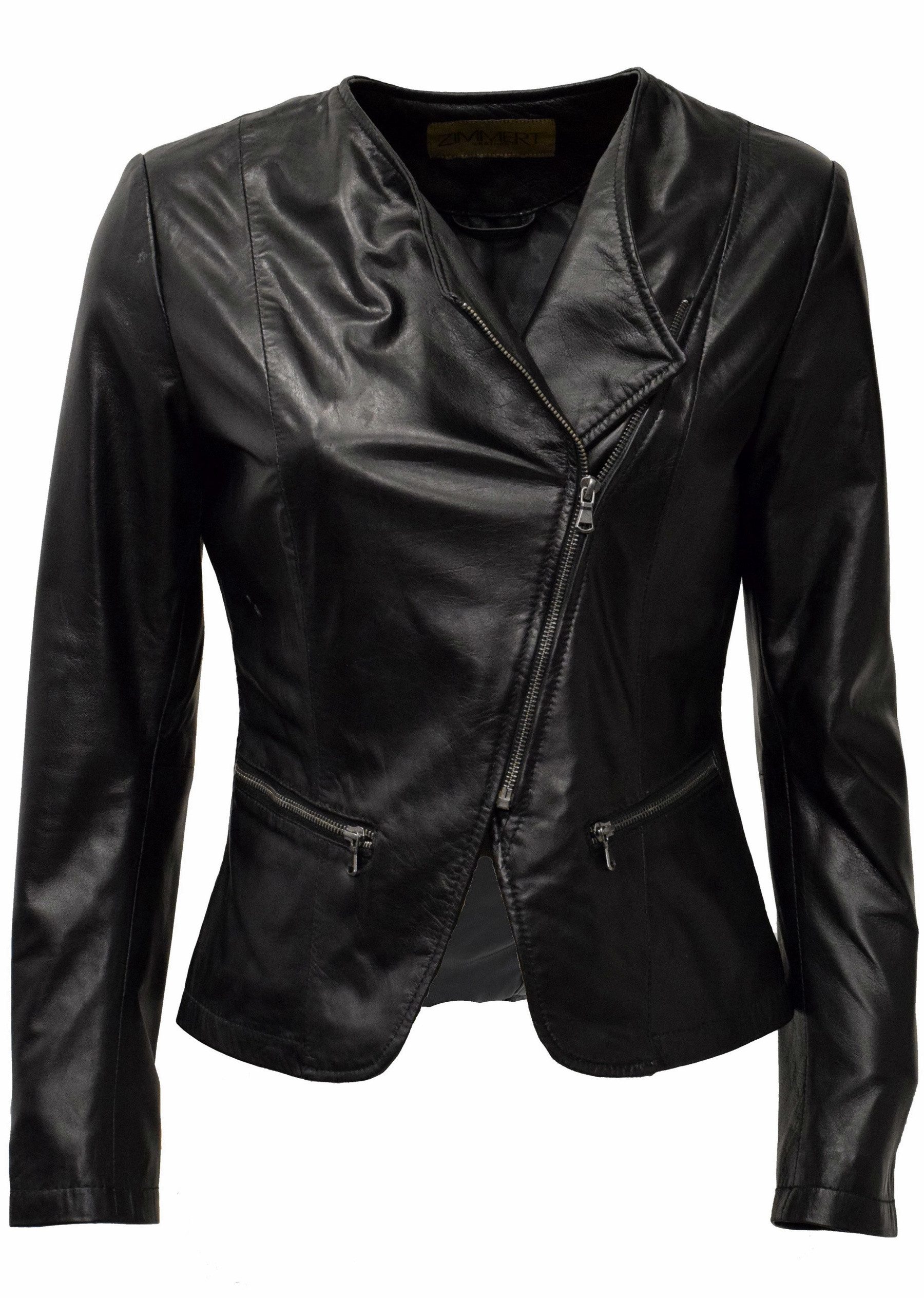 Zimmert Leather Lederjacke Minni weiches, washed günstig online kaufen
