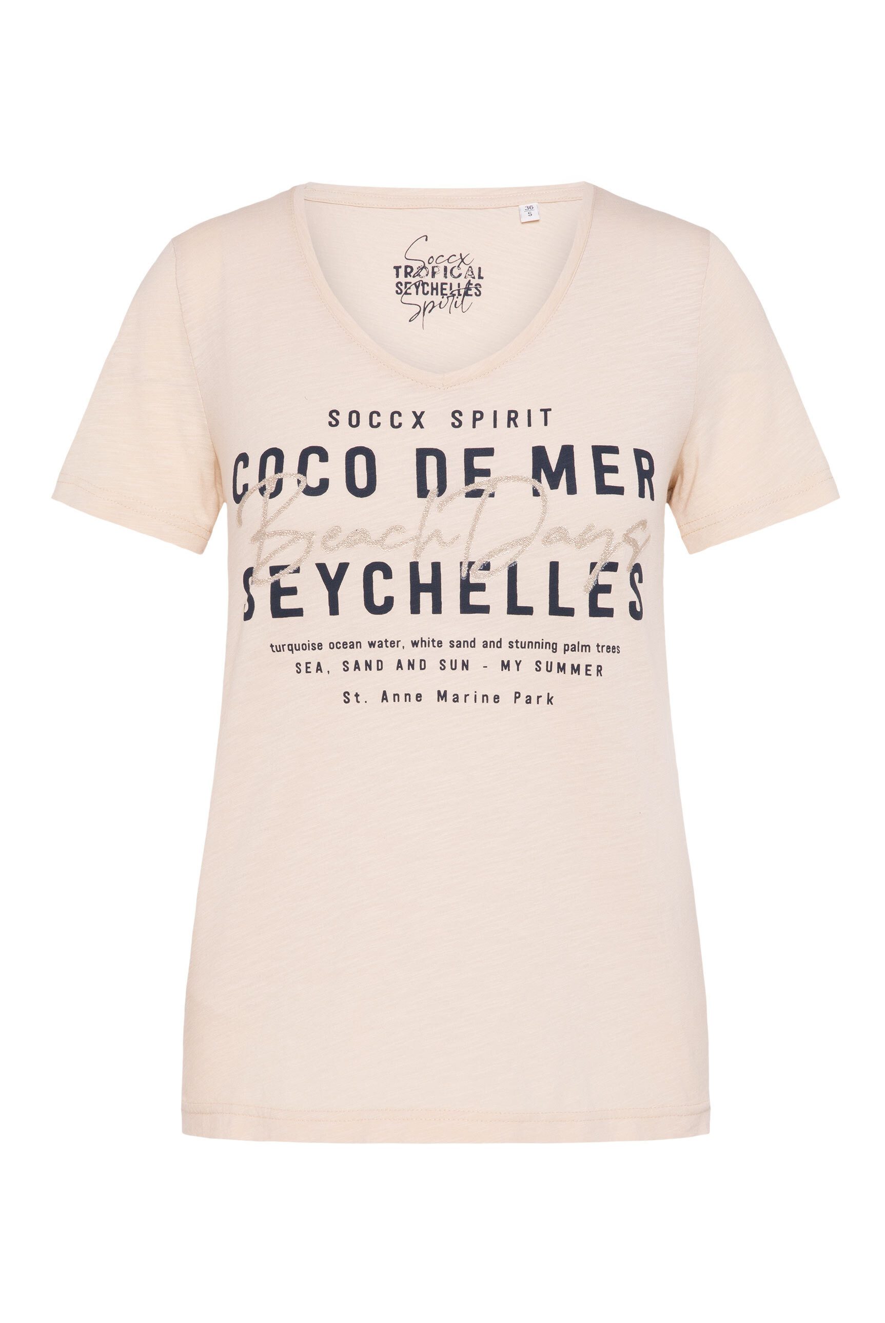 SOCCX V-Shirt, aus Baumwolle günstig online kaufen