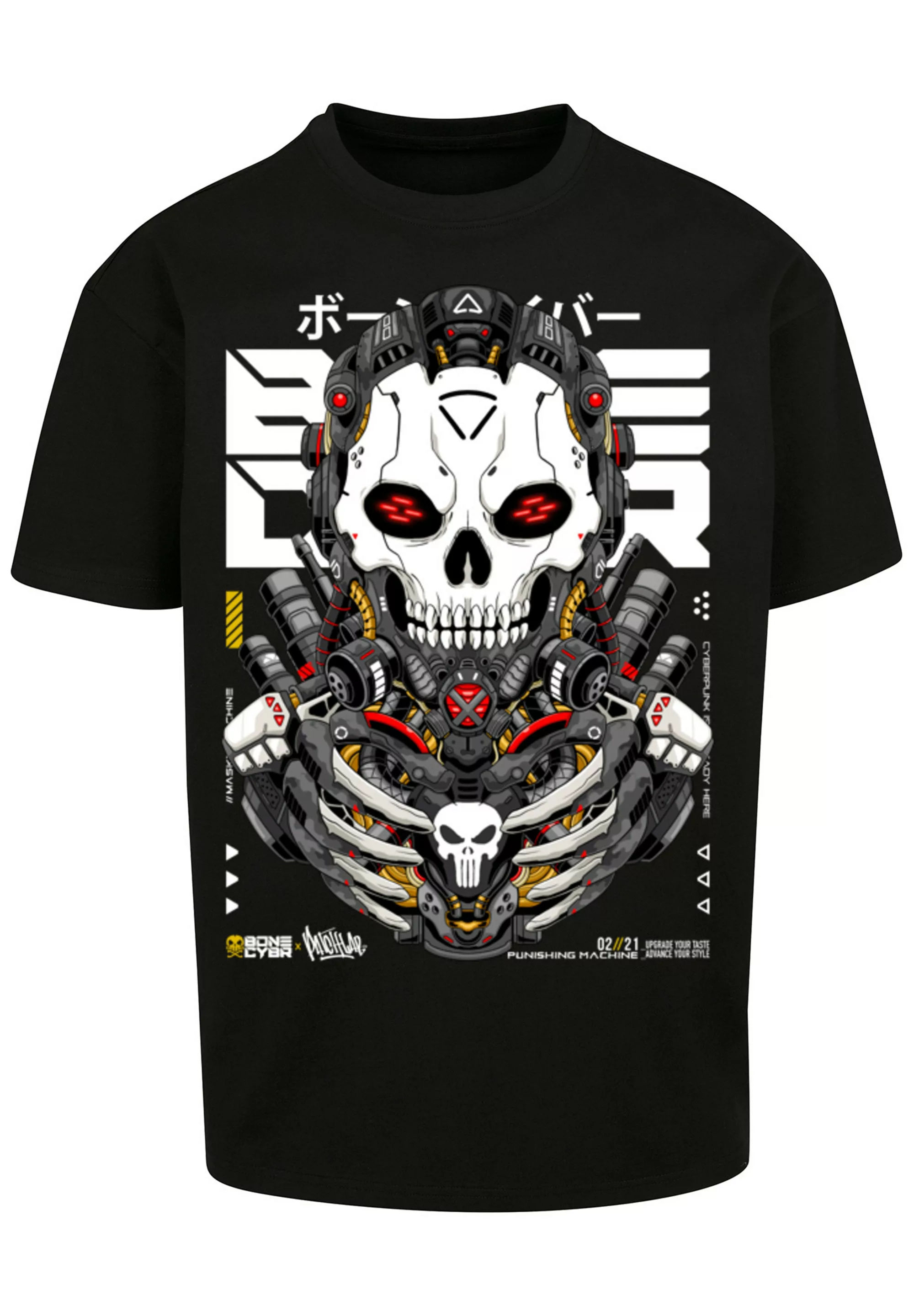 F4NT4STIC T-Shirt Bone Cyber Punishing Machine CYBERPUNK STYLES Print günstig online kaufen