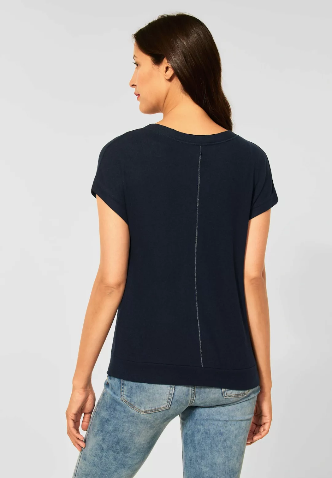 STREET ONE Shirtjacke, in Unifarbe günstig online kaufen