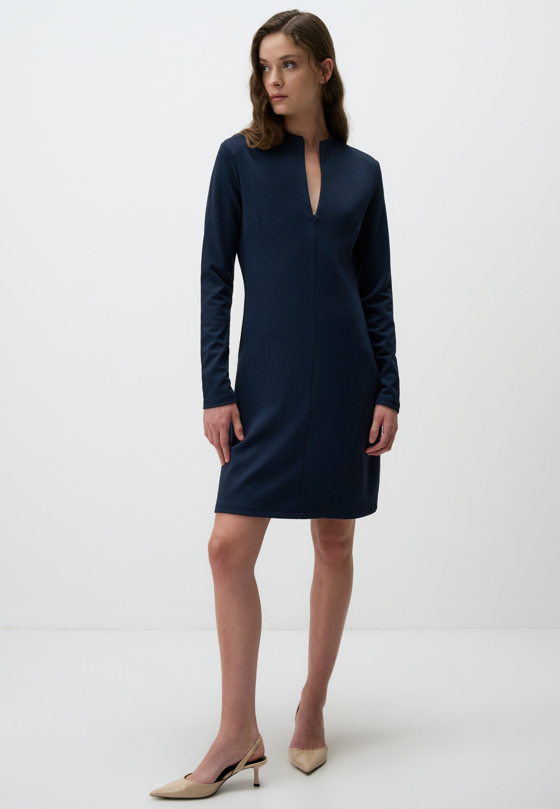 Jimmy Key Minikleid Entspannte Passform Langärmlig günstig online kaufen