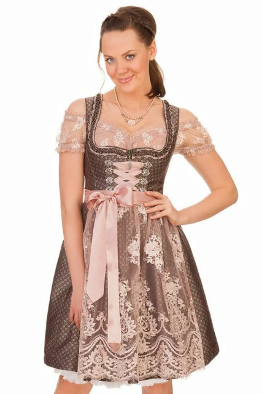 MarJo Dirndl Midi Dirndl 2tlg. - FLAKUNA - tanne günstig online kaufen