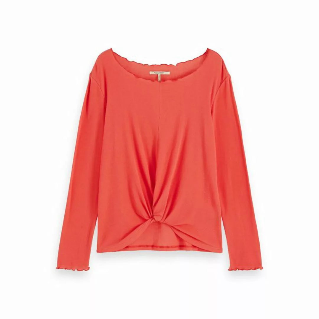 Maison Scotch Langarmshirt Maison Scotch Damen Langarmshirt Knotted Top 156 günstig online kaufen