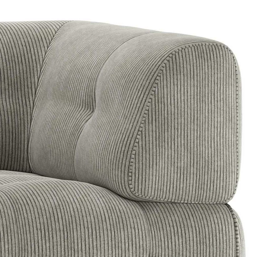 Sofa-Element Cord Blassgrün in modernem Design Vierfußgestell aus Holz günstig online kaufen