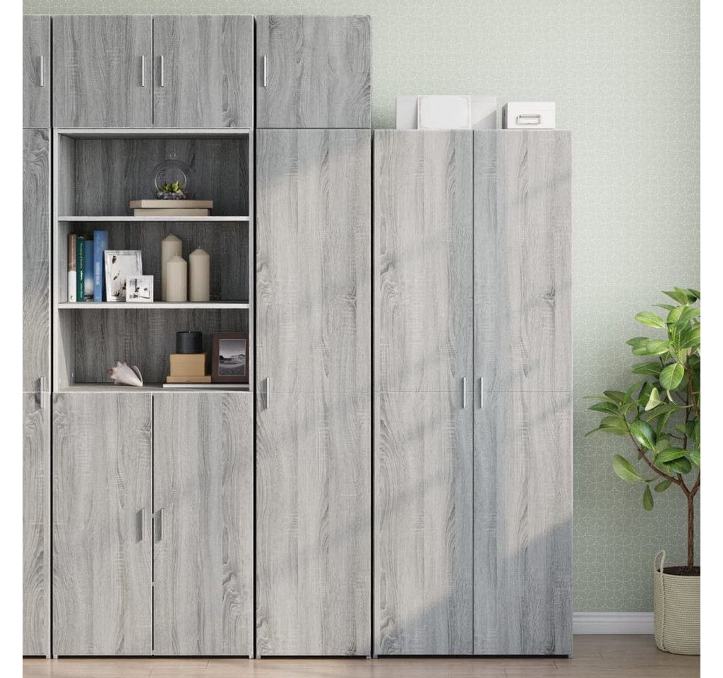 vidaXL Schrankmodule Hochschrank Schmal Grau Sonoma 40x42,5x225 cm Holzwerk günstig online kaufen