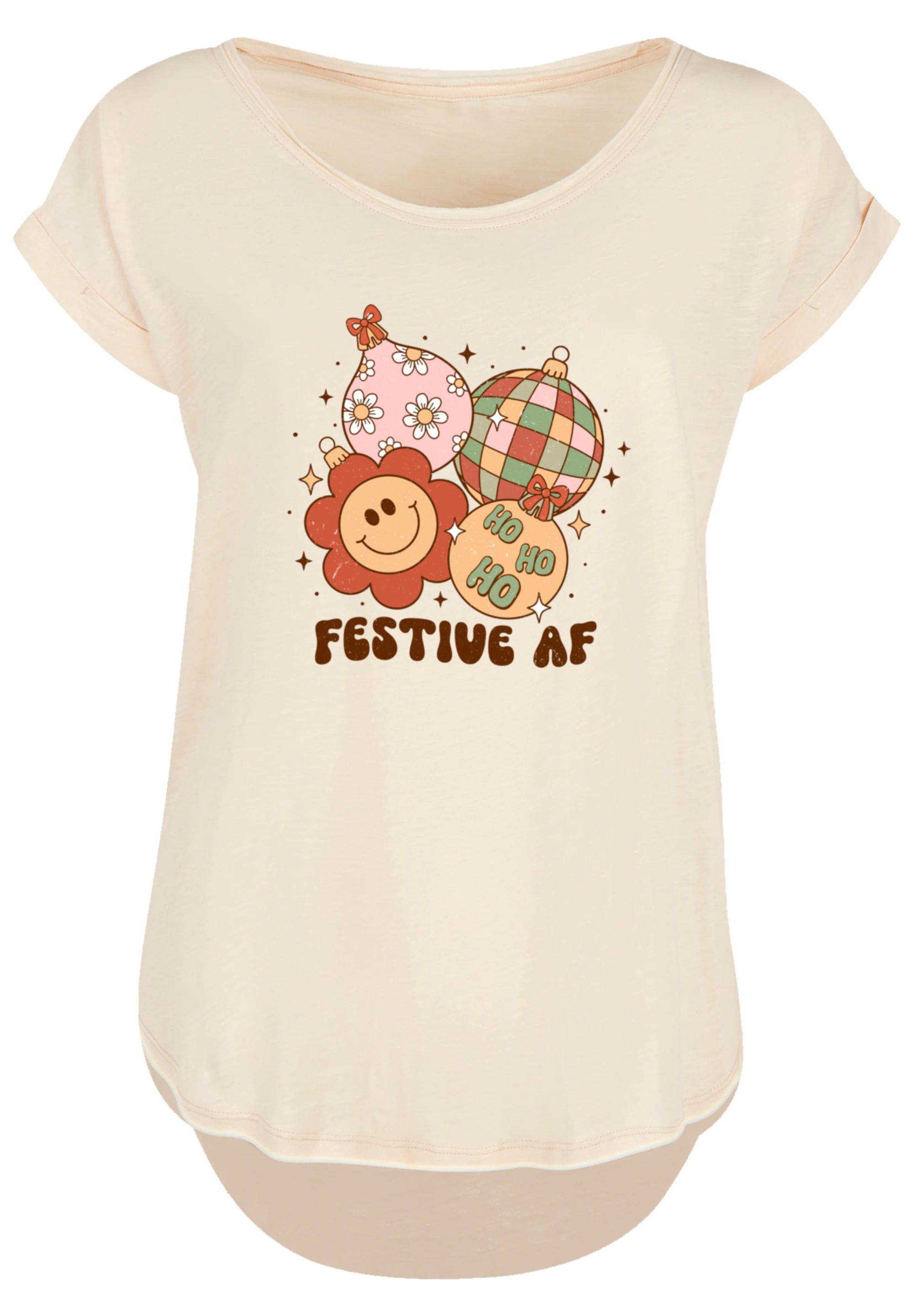 F4NT4STIC T-Shirt Festive AF Weihnachten Tree Balls Premium Qualität, Weihn günstig online kaufen