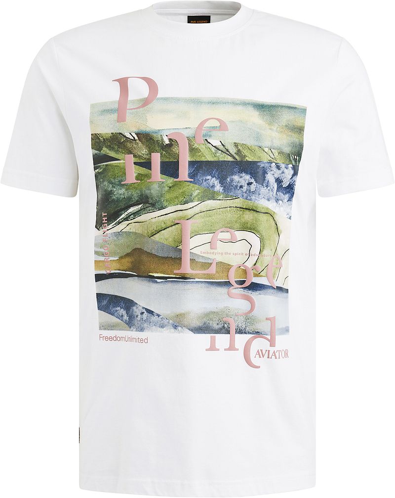 PME Legend T-Shirt Artwork Weiß - Größe 3XL günstig online kaufen