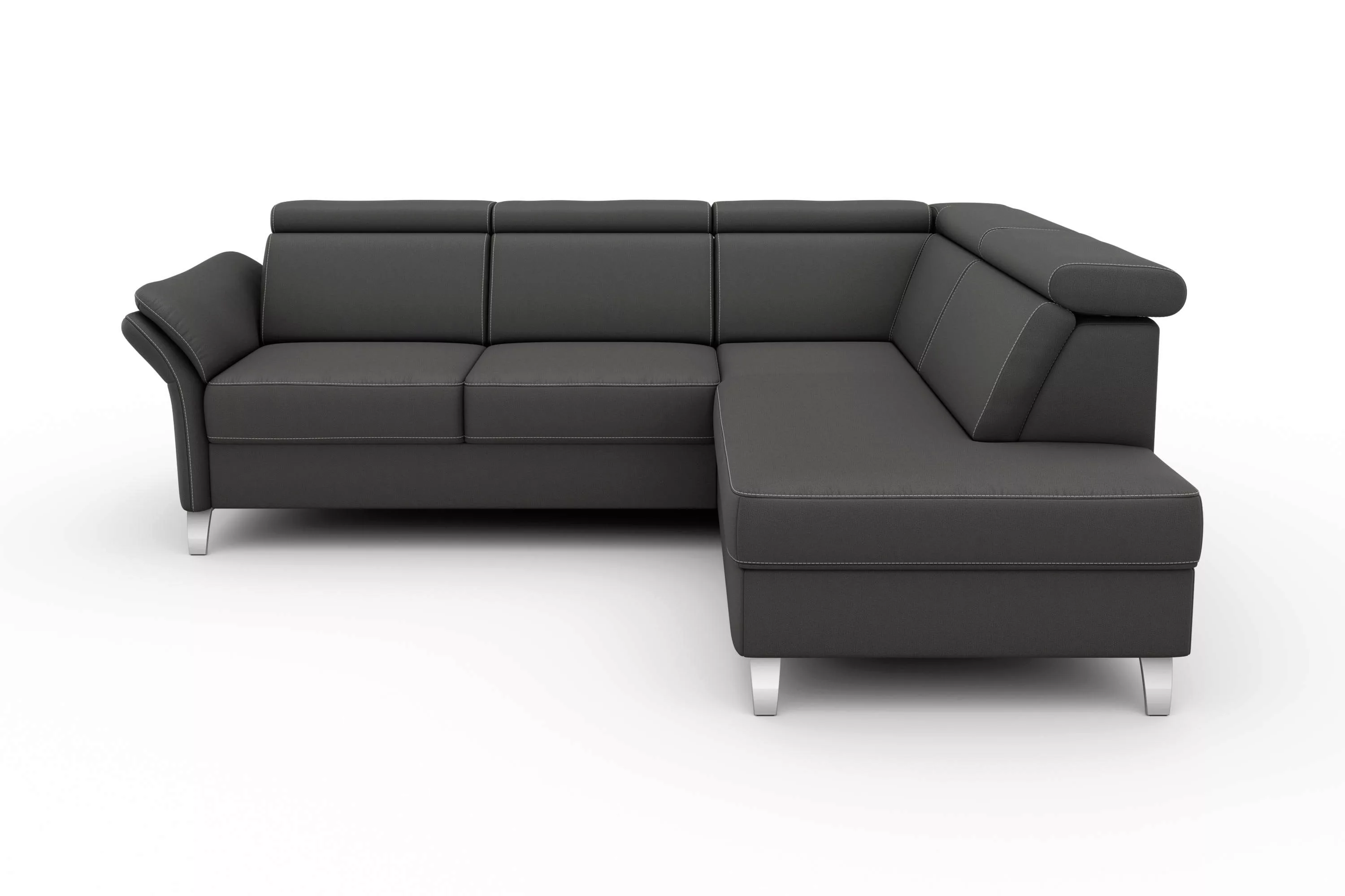 sit&more Ecksofa »Vincenzo L-Form«, inklusive Kopfteilverstellung, wahlweis günstig online kaufen