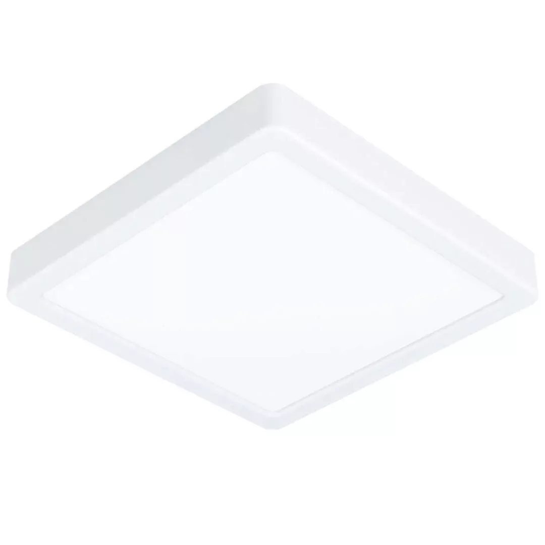 LED Deckenleuchte Fueva 5 in Weiß 17W 2000lm 3000K 210x210mm günstig online kaufen