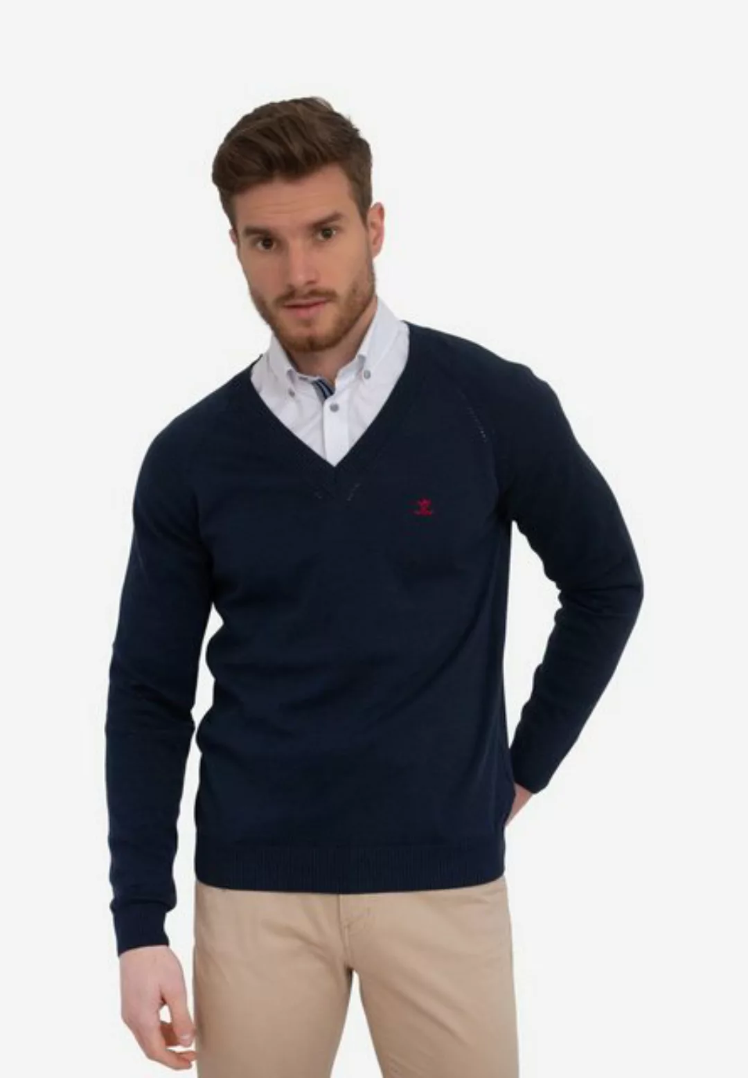 Sir Raymond Tailor V-Ausschnitt-Pullover Svend günstig online kaufen