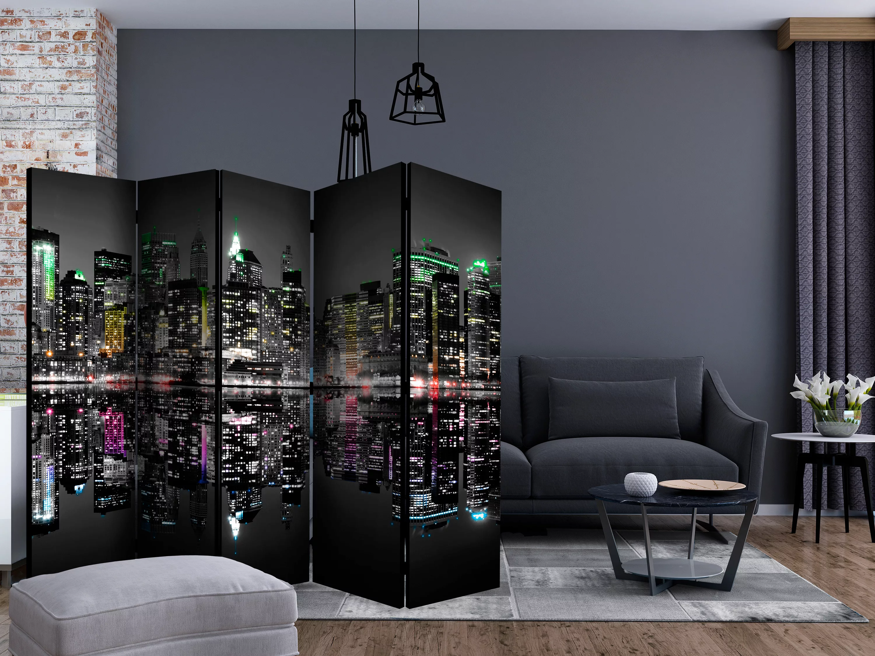 5-teiliges Paravent - New York - My Dream Ii [room Dividers] günstig online kaufen